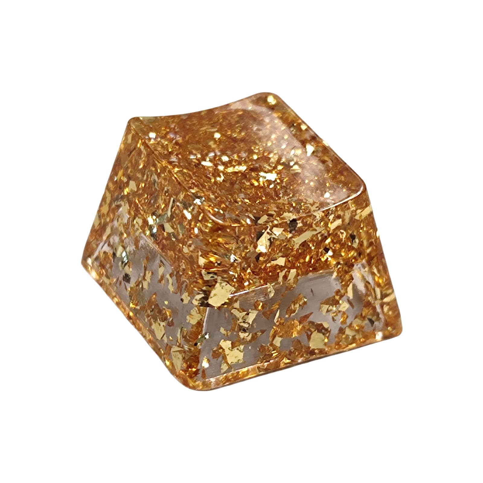 Ljmyy Brown Oem Height Keycap Mechanical Keyboard Resin Keycaps With Gold Foil Backlight Enhances Aesthetic And Durability Gold Foil Keycaps