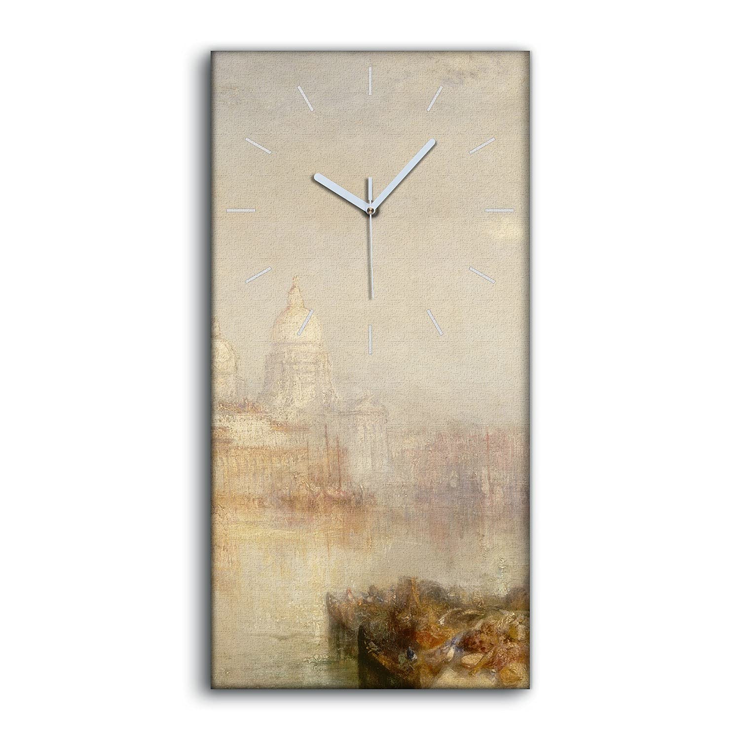 Horloge sur Toile Salon Art Moderne Décoration Murale Chambre Sans Tic-Tac 30x60cm