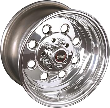 Weld - Draglite 15x4 / 5x4.5 & 5x4.75 BP / 2.5in. BS Polished Wheel - Non-Beadlock 90-54344