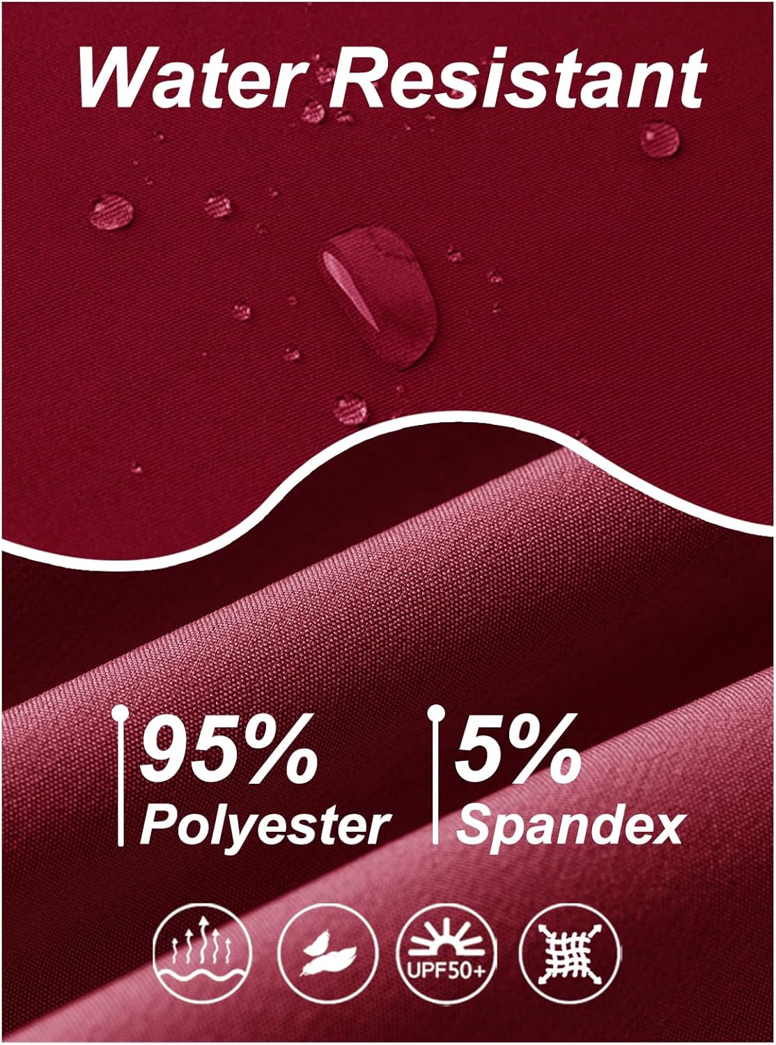 DEVOROPA Boys Athletic Shorts Lightweight Quick Dry Hiking Cargo Shorts with Zipper Pockets for Outdoor Running - Image 4