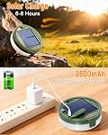 Les lumières du camping, 40Ft Bande de fées, Lampe de tente, Lanterne extérieure & USB Portable rechargeable, Télécommande, 5 Modes d'éclairage, IP44 imperméable