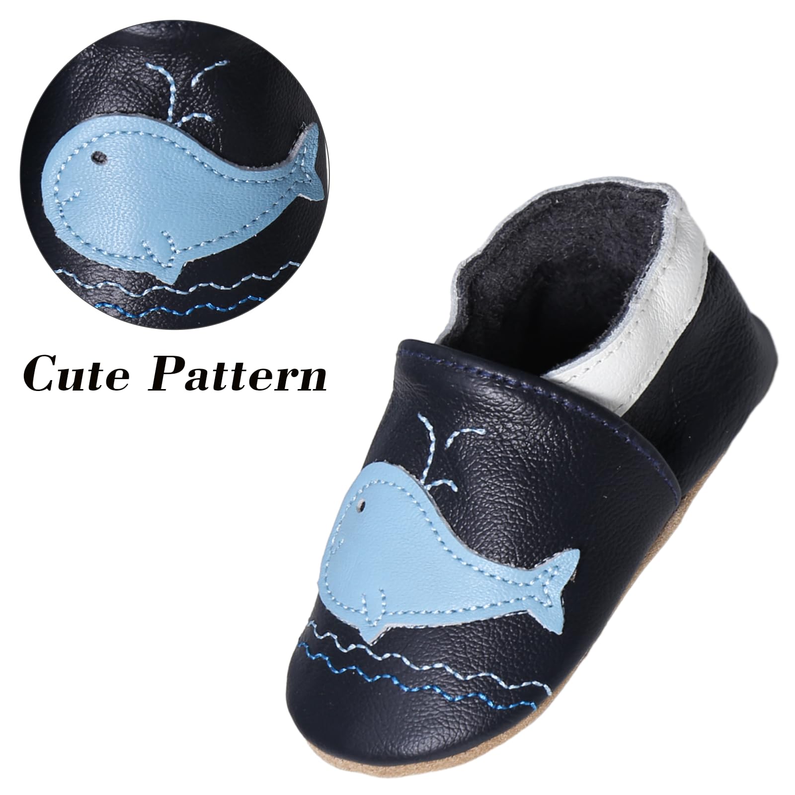 Neonata Scarpe Scarpine Primi Passi Morbida de Bambina Scarpe da Bambino in Scamosciata Pelle Cartone Animato 0 a 24 Mesi