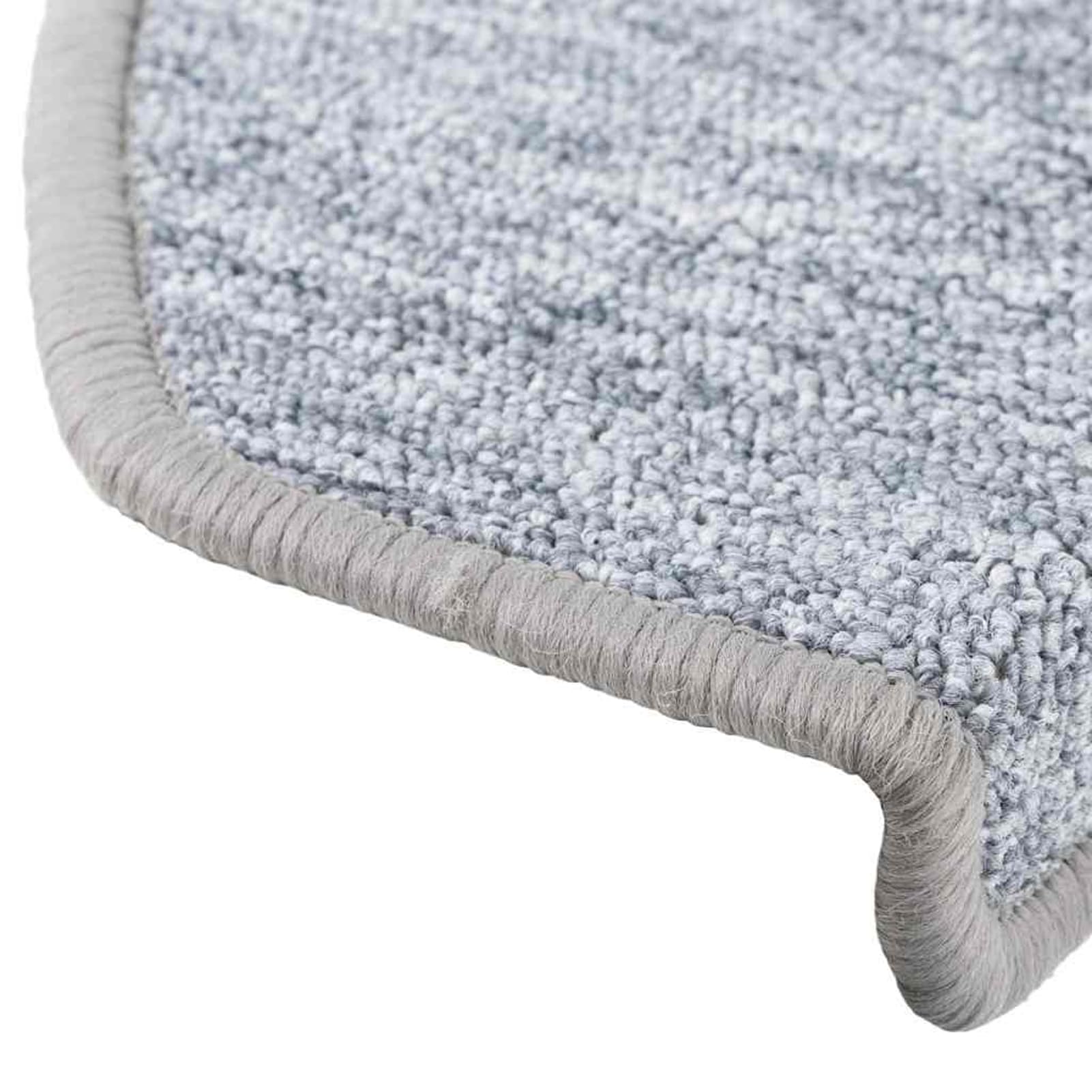 Tidyard Tapis d'escalier 20 pcs Gris Clair 65x24x4 cm, Tapis Escalier Tapis de Sécurité pour Sol Protection, Aînés et Animaux