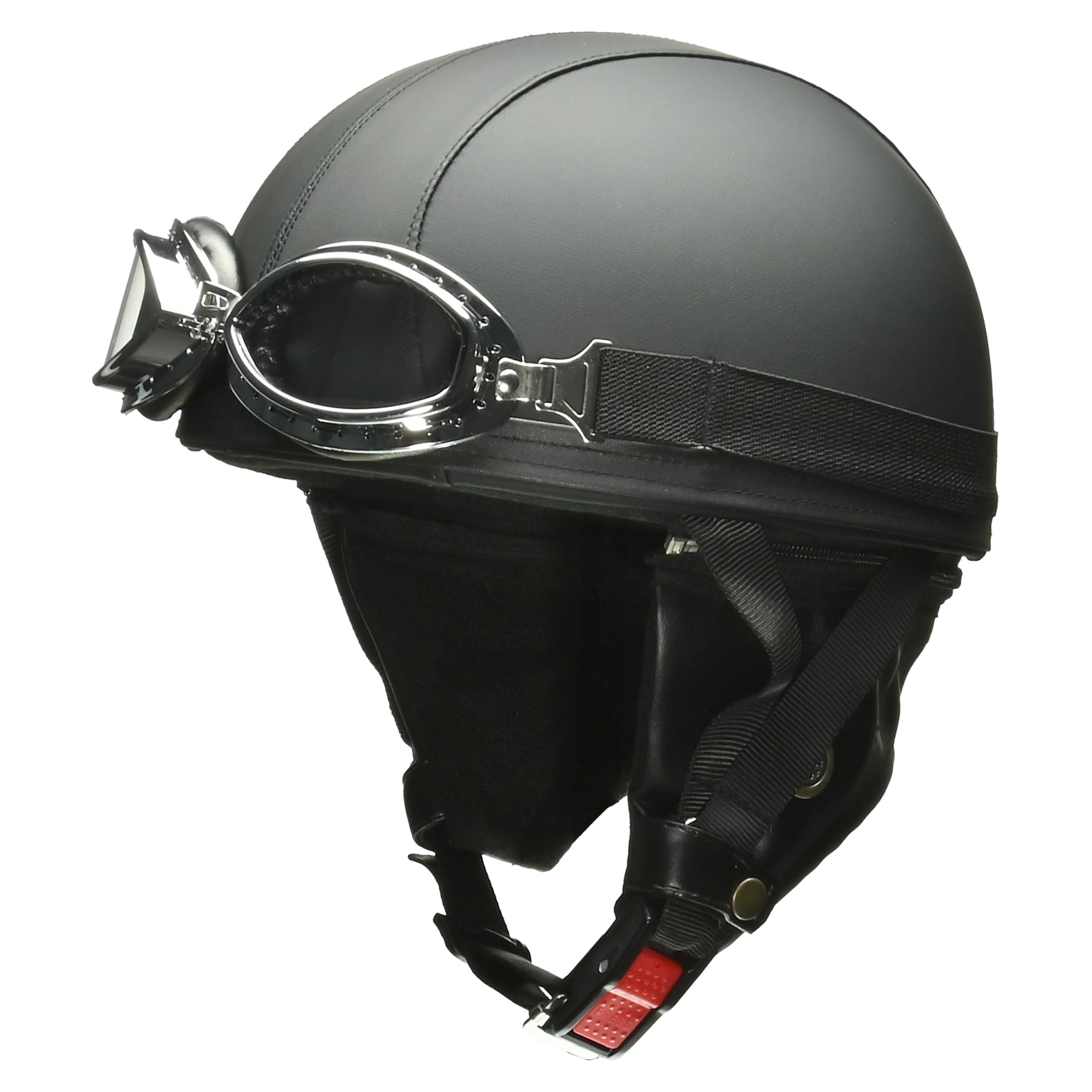 Amazon | リード工業(LEAD) バイクヘルメット ハーフ レザー CROSS 