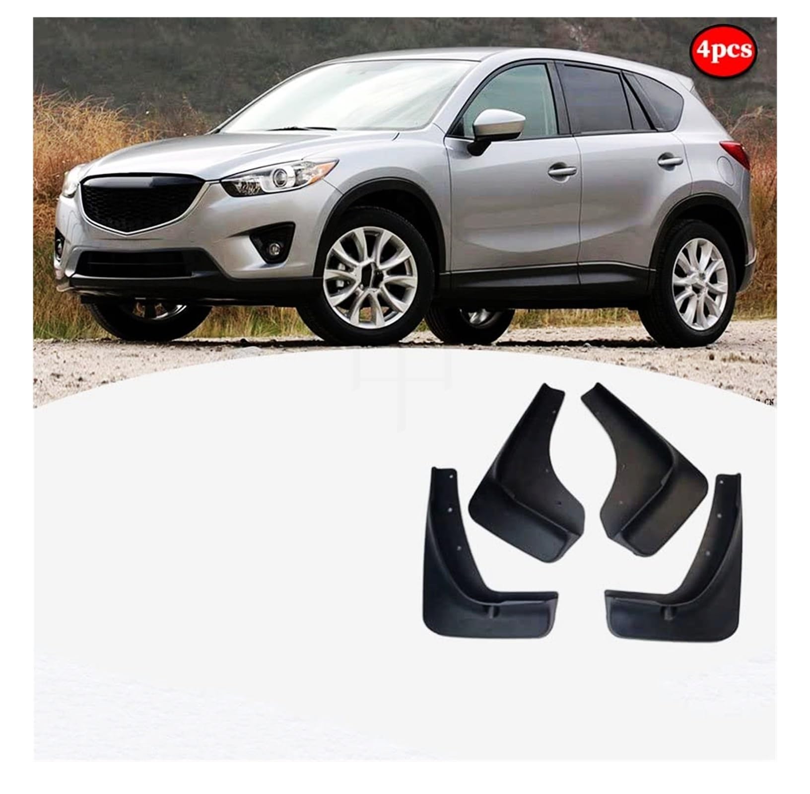 Paraspruzzi per auto Per Mazda CX-5 2012-2016, paraspruzzi anteriori e posteriori, 4 pezzi Parafanghi Universali Auto