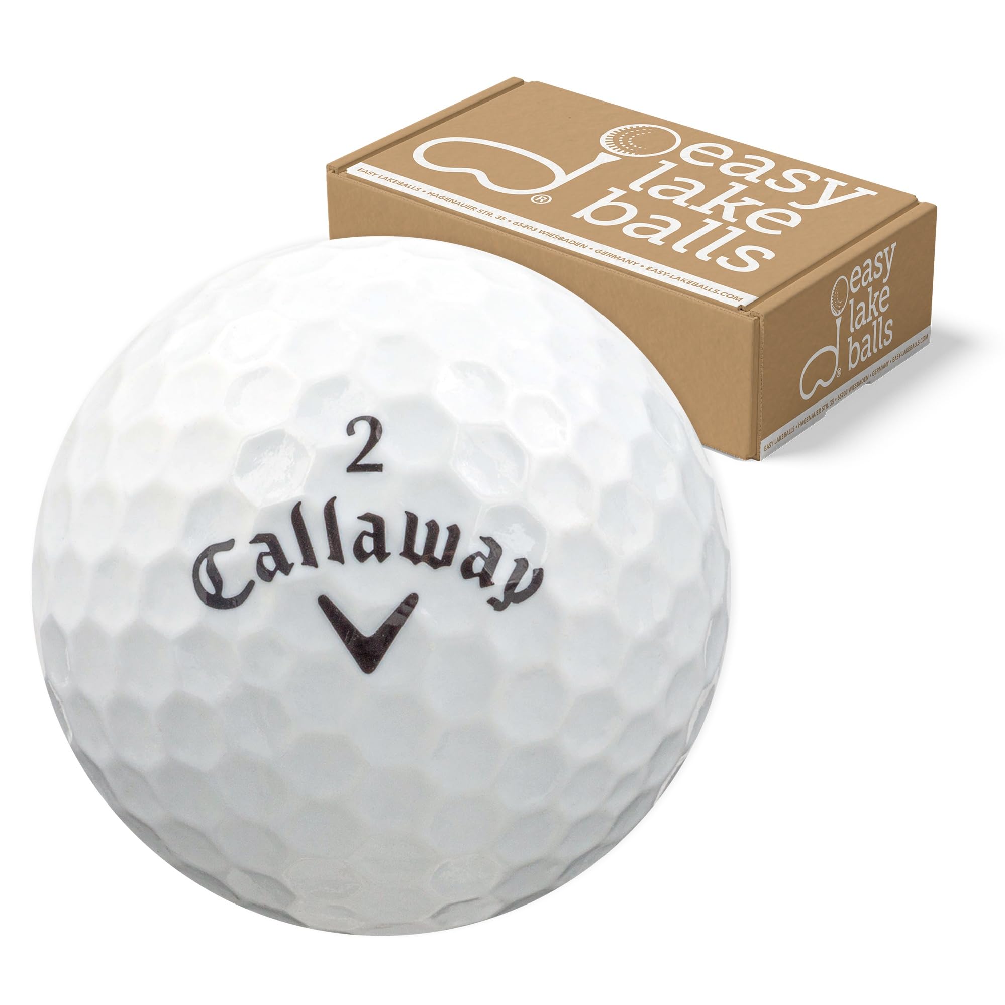 50 Premium Distance Mix LAKEBALLS QUALITÄT AAA/AA – GOLFBÄLLE Training Golfball Mix