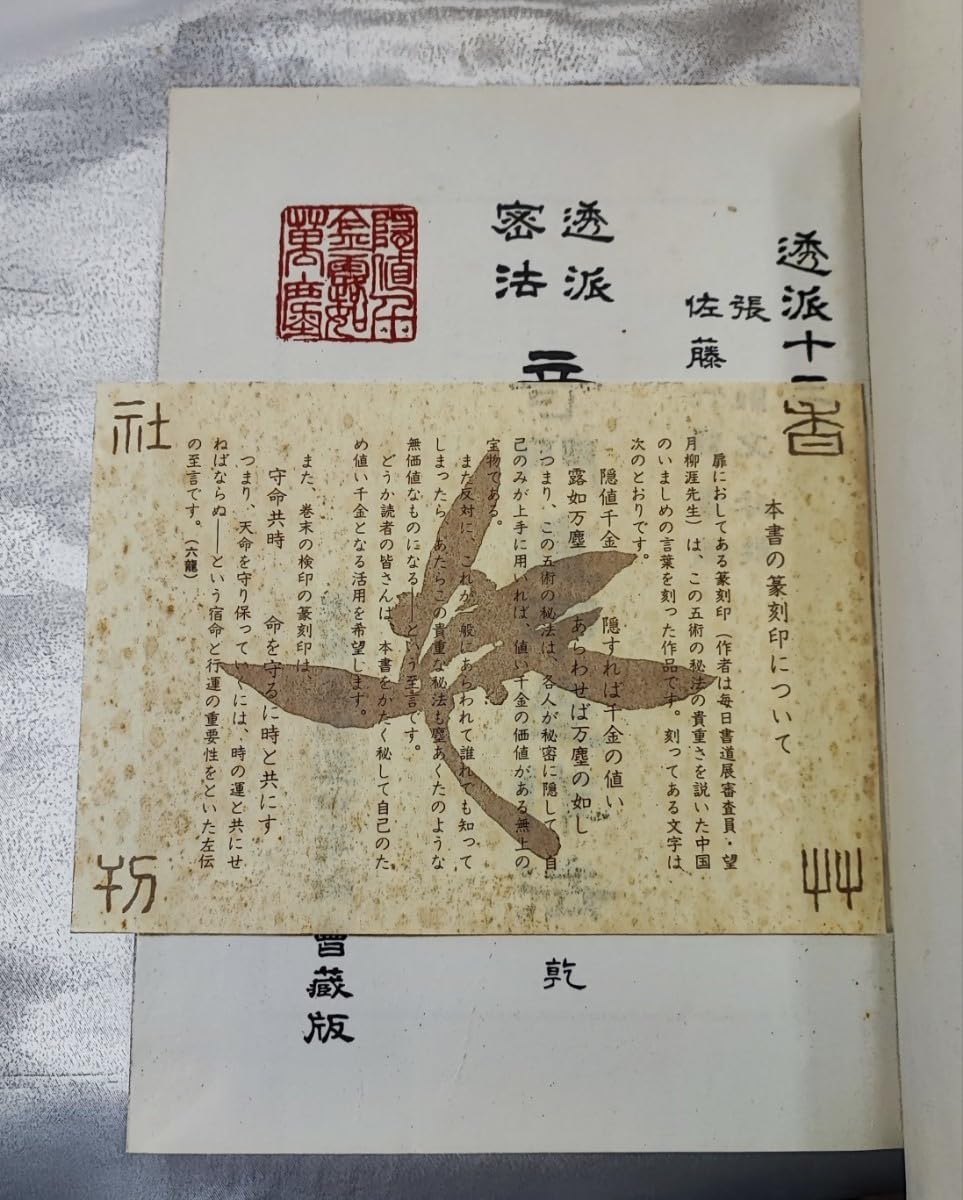 透派密法 奇門遁甲造作法 佐藤六龍