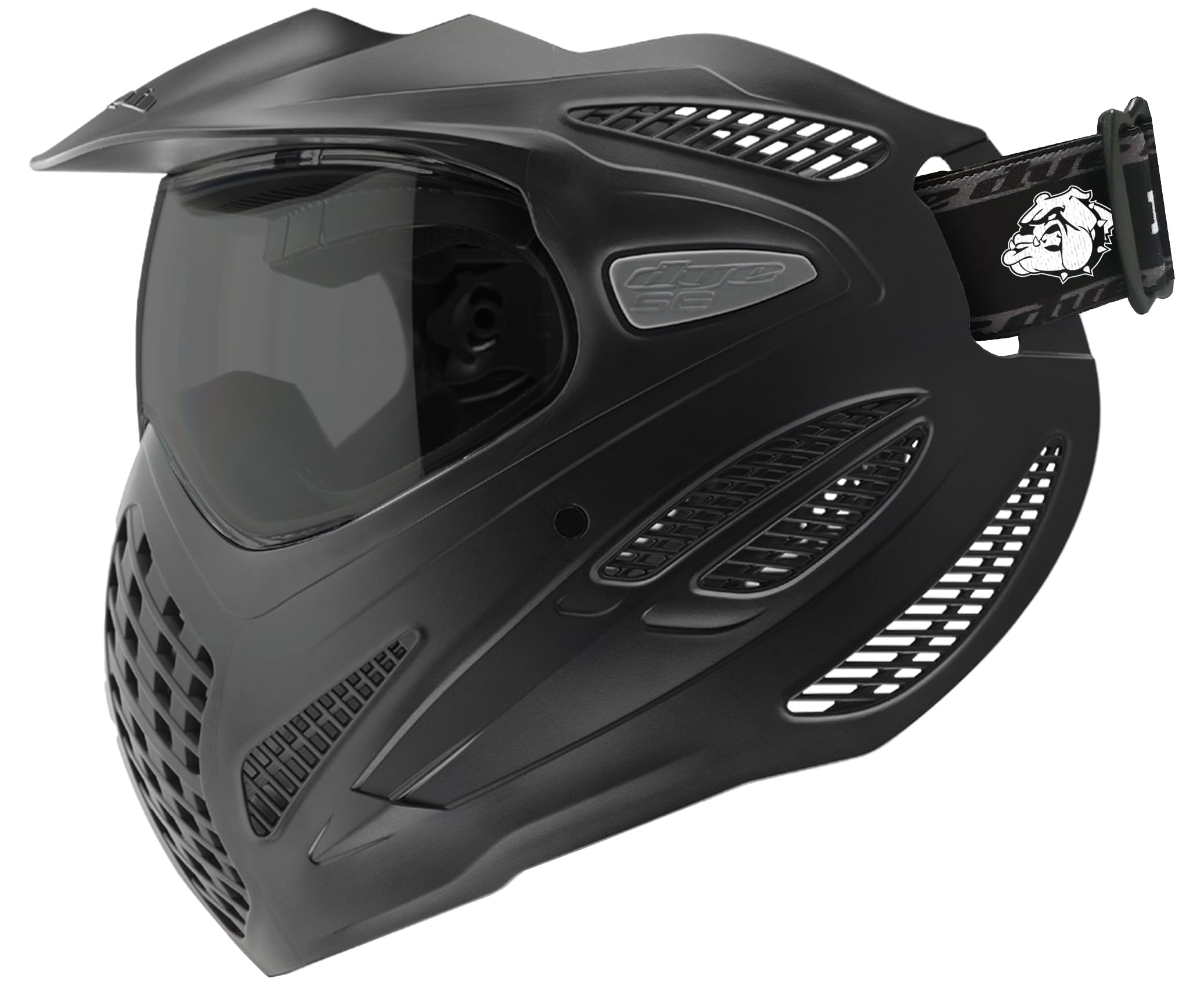 Maddog Dye SE Special Edition Paintball Mask Goggle System | Replaceable SLS Thermal Dual-Pane Anti Fog Lens | Adjustable Full-Face Safety Certified Protection - Black with Smoke Lens