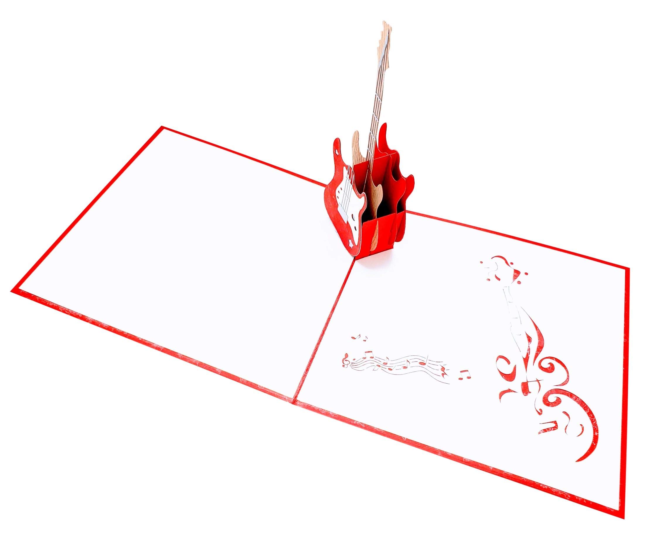 iGifts And Cards Impresionante tarjeta de felicitación desplegable para bajo – Amistad, feliz cumpleaños, amantes de la música, agradecimiento, Rock N Roll, felicitaciones, celebración