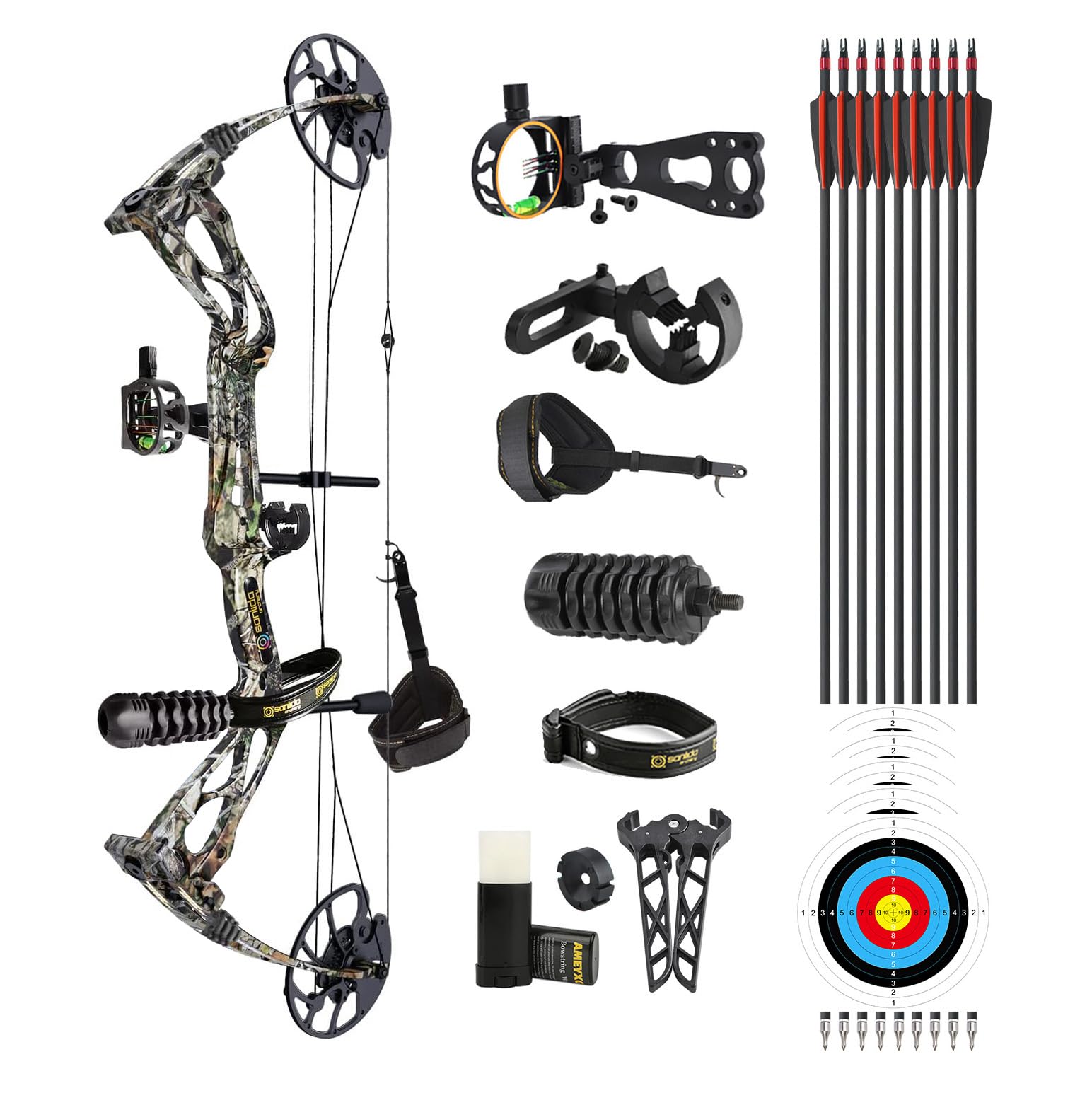 SHARROW 50～75ポンド調整できる複合弓 アーチェリーコンパウンドボウセット 20インチのコンポジットボウ アルミニウム製ハ  Amazon.co.jp: SHARROW コンパウンドボウ 0～60ポンド調整できる複合弓 アーチェリーコンパウンドボウセット  アルミニウム製ハンティングボウ ...