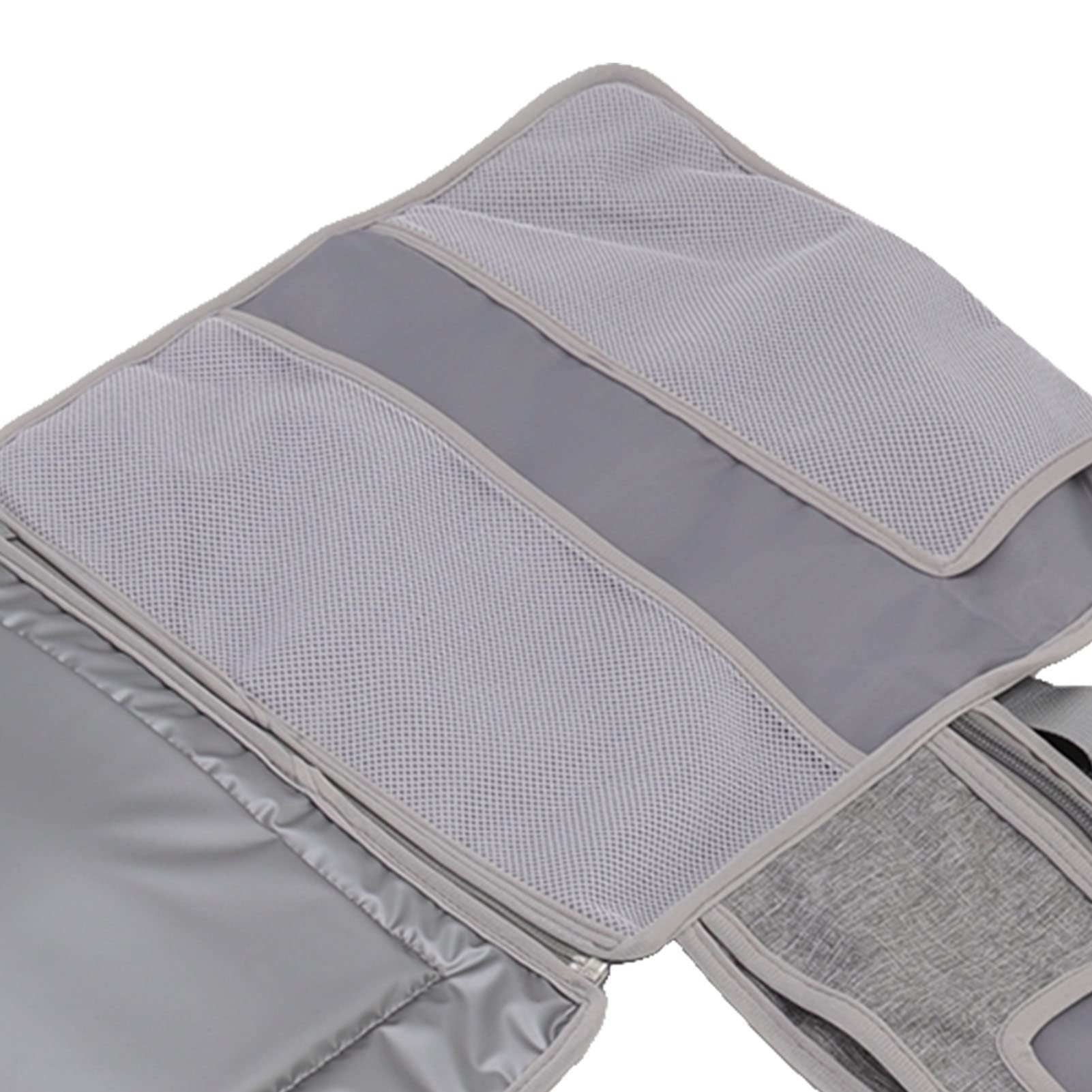Matelas à Langer Portable pour bébé, Matelas à Langer Pliable de Voyage avec poignée Amovible pour Sorties Poussette, Utilisation en Voiture, matériau Non tissé 236 g (Gray)