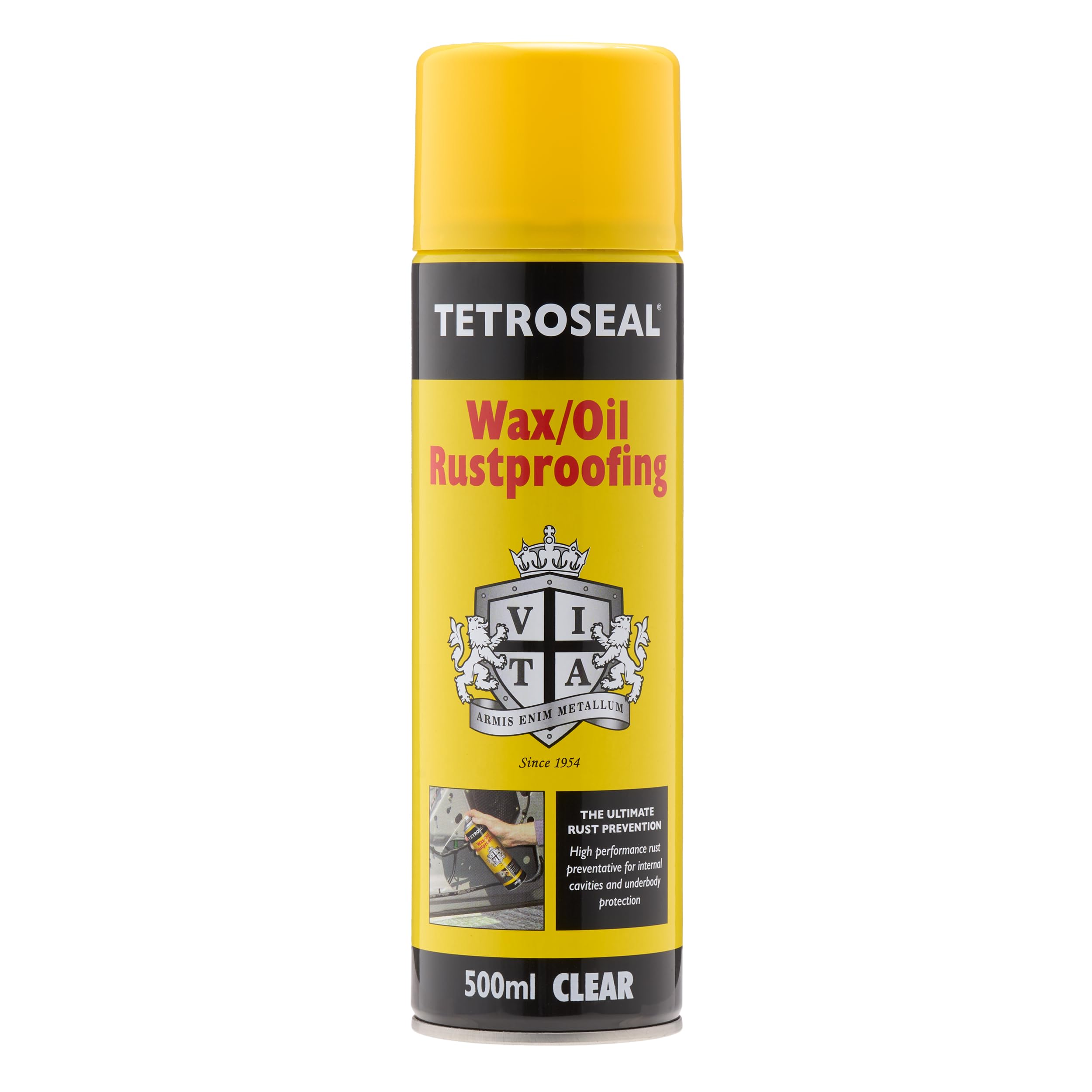 Tetroseal TWO503 Wax Oil Clear 500ml Aerosol