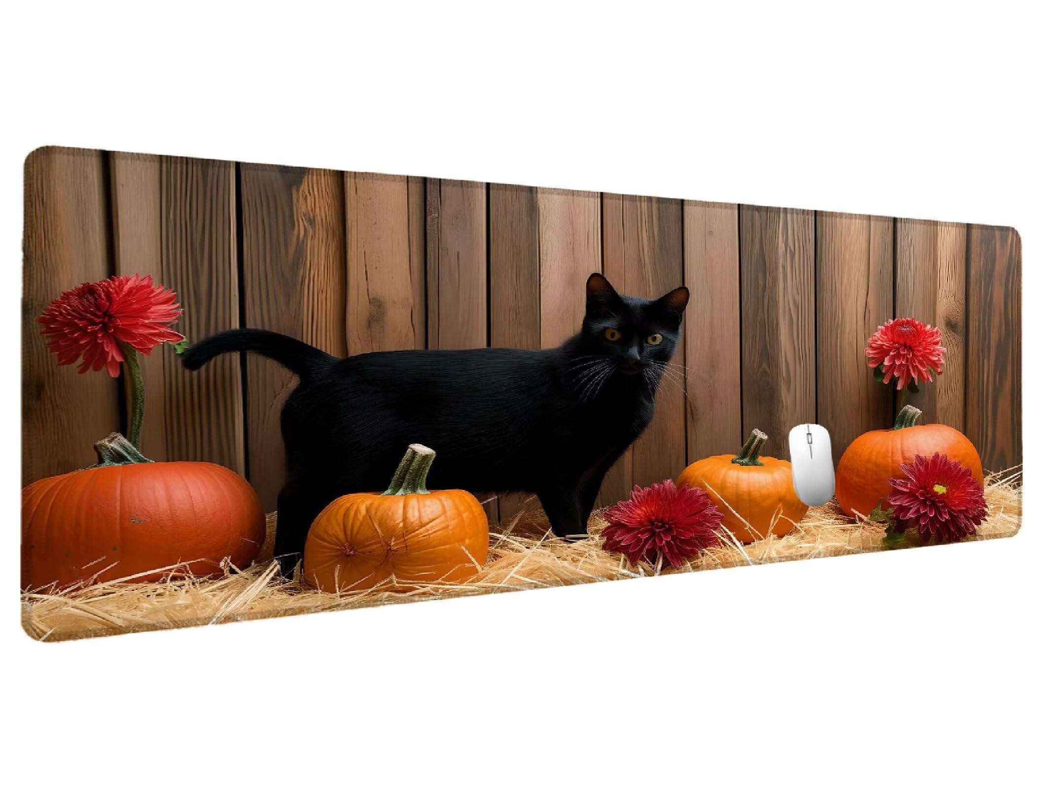 Podkładka pod mysz XXL 1200 x 600 mm czarna podkładka pod mysz dla graczy, duża podkładka pod mysz do gier, podkładka pod mysz z przeszytymi krawędziami Wodoodporna antypoślizgowa poprawia precyzję i