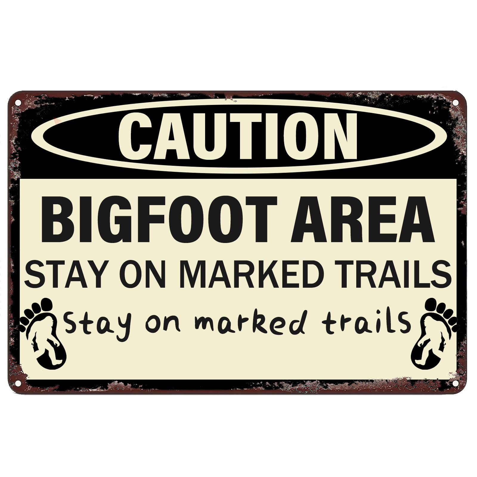 Retro Metal Tin Sign, Alligator Themed Funny Animal Vintage Home Decor Tin Sign, Multi-scene Ornament, 8x12 Inch