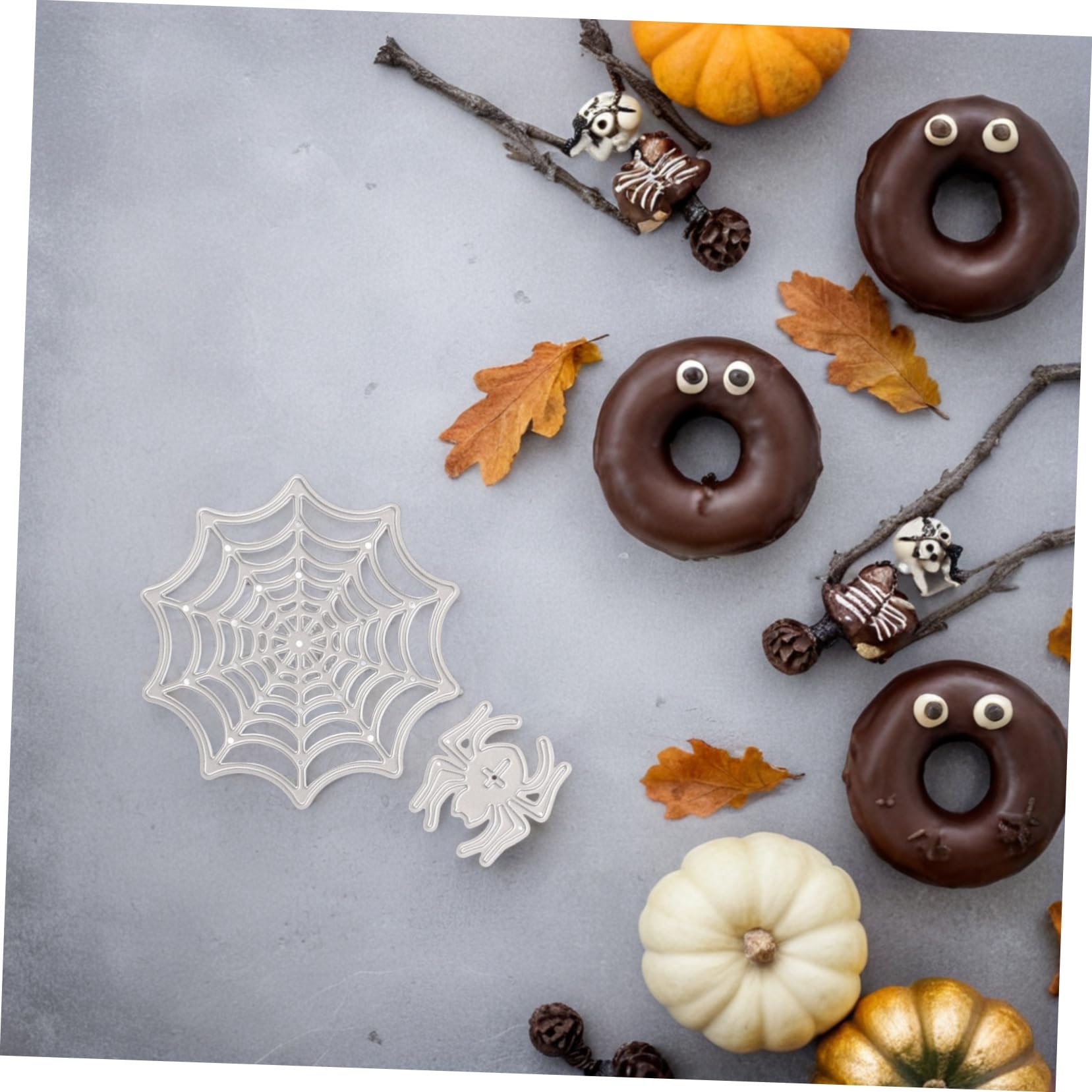 OSALADI Troquel para Manualidades DIY con Plantilla de Telaraña de Halloween para Scrapbooking y Decoración de Álbumes