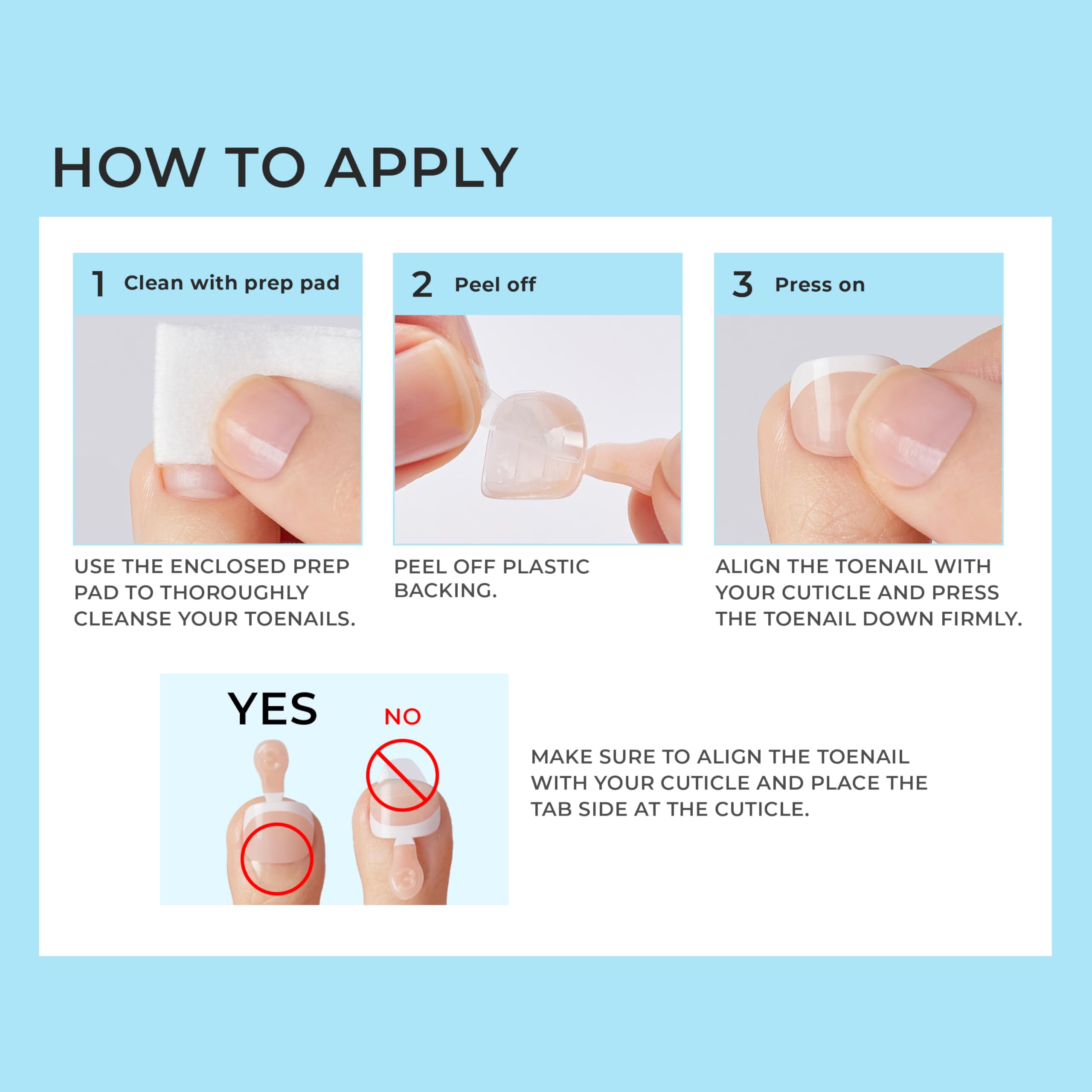 KISS imPRESS French Tip Press On Toenails, 'Blanc Chic', White, Short Squoval, Pedicure Nail Kit Includes 24 Press On Toenails, Prep Pad, Mini Nail File, & Pedicure Stick: Short Blanc Chic