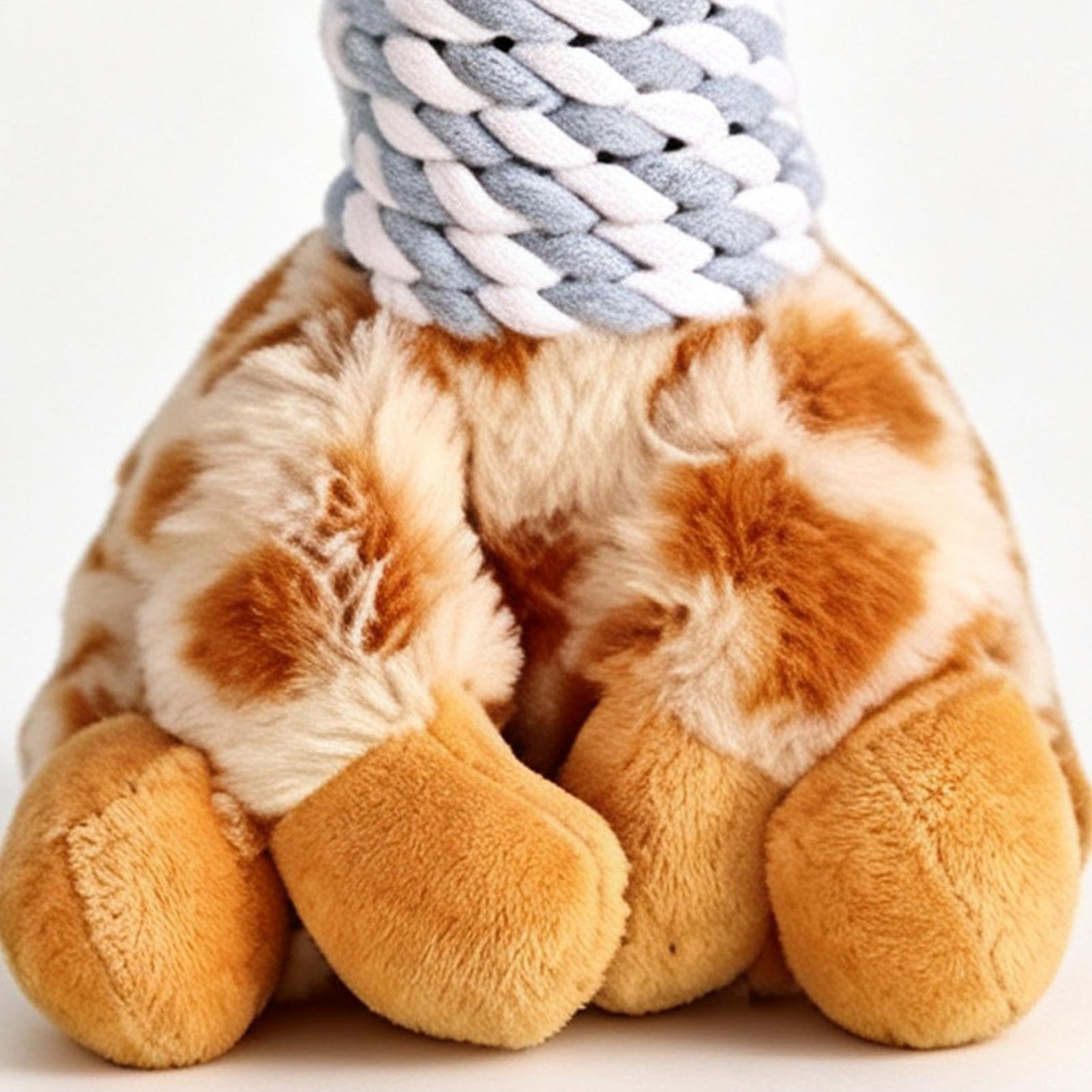 Jouet couineur interactif en forme d'animal en peluche pour petits chiens