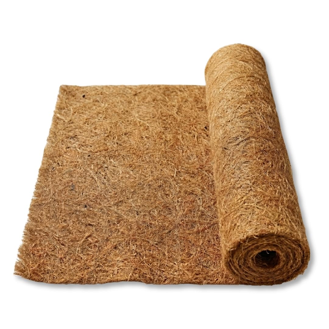 Cocogarden Natural Coconut Coir Roll Sheet for Gardening, Weed Control & Pet Bedding | Organic Coco Fiber, Moisture Retaining & Helps Reduce Watering, Eco-Friendly Multi-Purpose (1 Mtr X 2 Mtr)-image-32