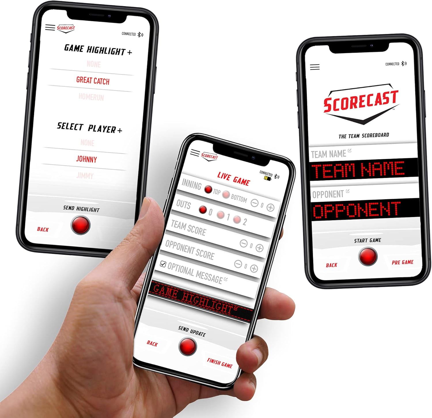 Scorecast Team Scoreboard & Travel Case
