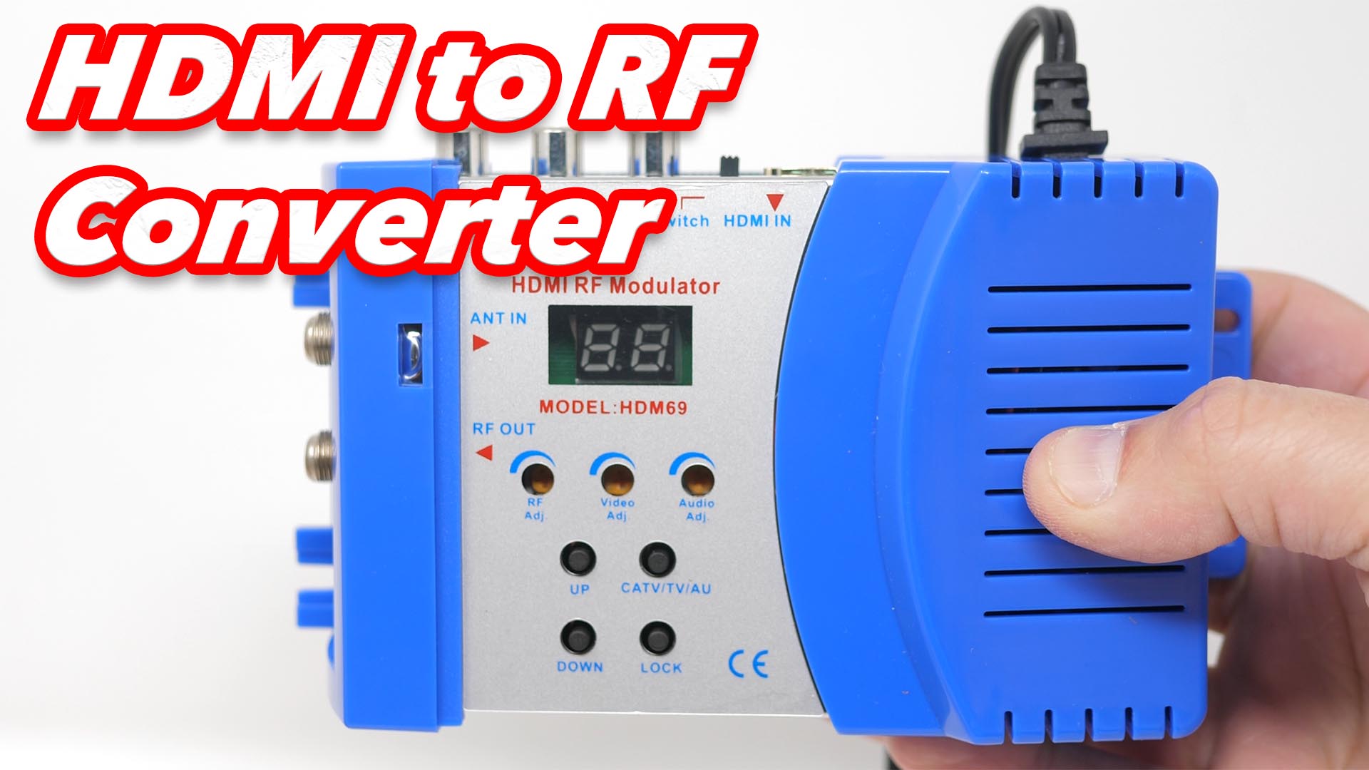 Watch HDMI to RF Converter ﹙HDM69﹚ - Streaming Services & Lag Test on ...