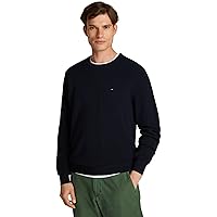 Tommy Hilfiger Uomo Pullover Essential Structure Crew Neck Regular Fit