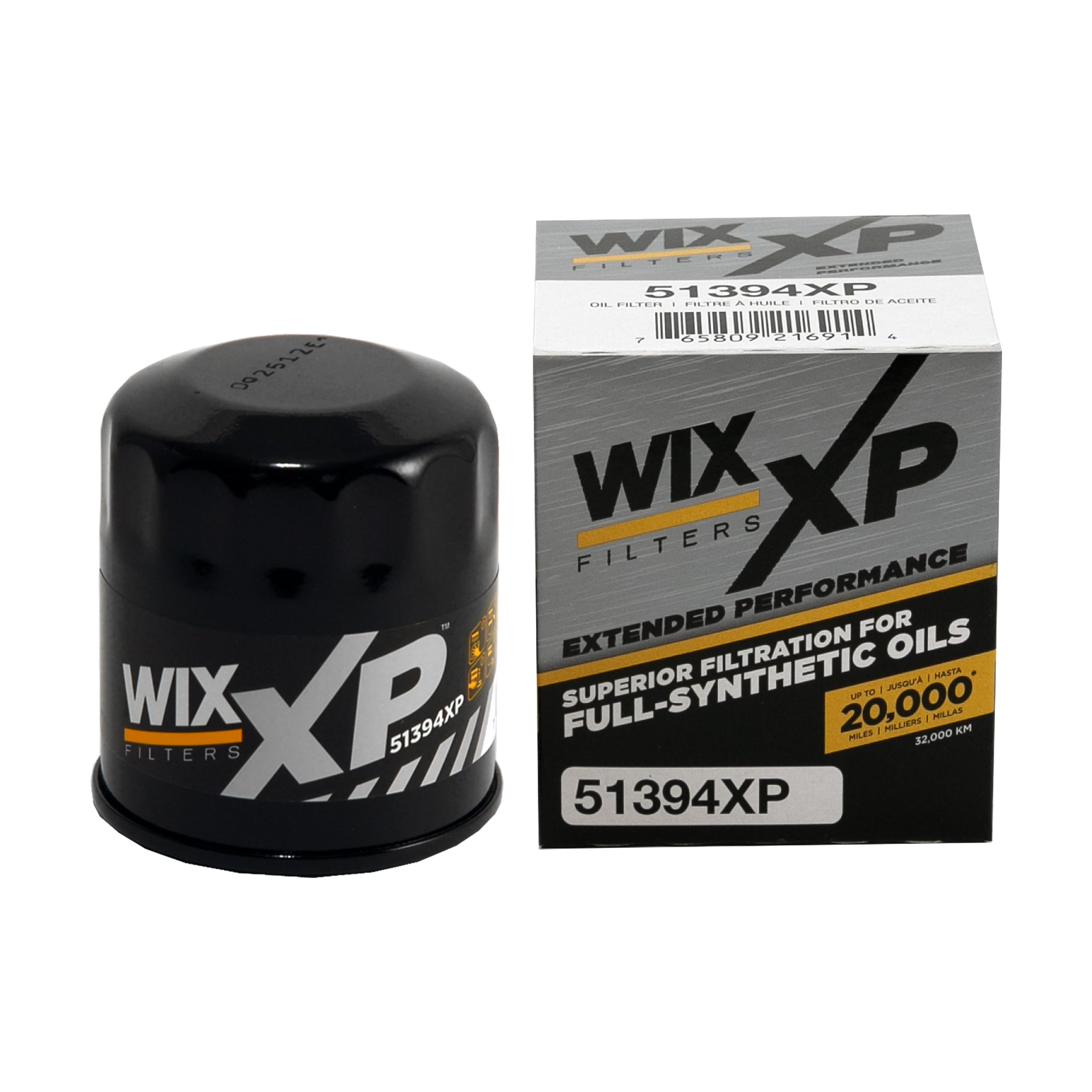 WIX 51394XP WIX XP Oil Filter Replacement, Built for Synthetic Oil - Compatible With GM (85-09), Daihatsu (88-92), Infiniti (91-96), Nissan (91-95), Toyota (80-15), Scion (04-09), Pontiac Vibe (03-10)