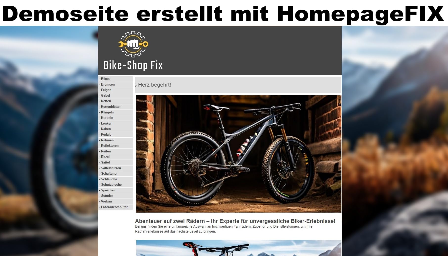 HomepageFIX - Homepage Software - Kinderleicht professionelle Webseiten erstellen - Die Webdesign Software erfordert keinerlei Kenntnisse