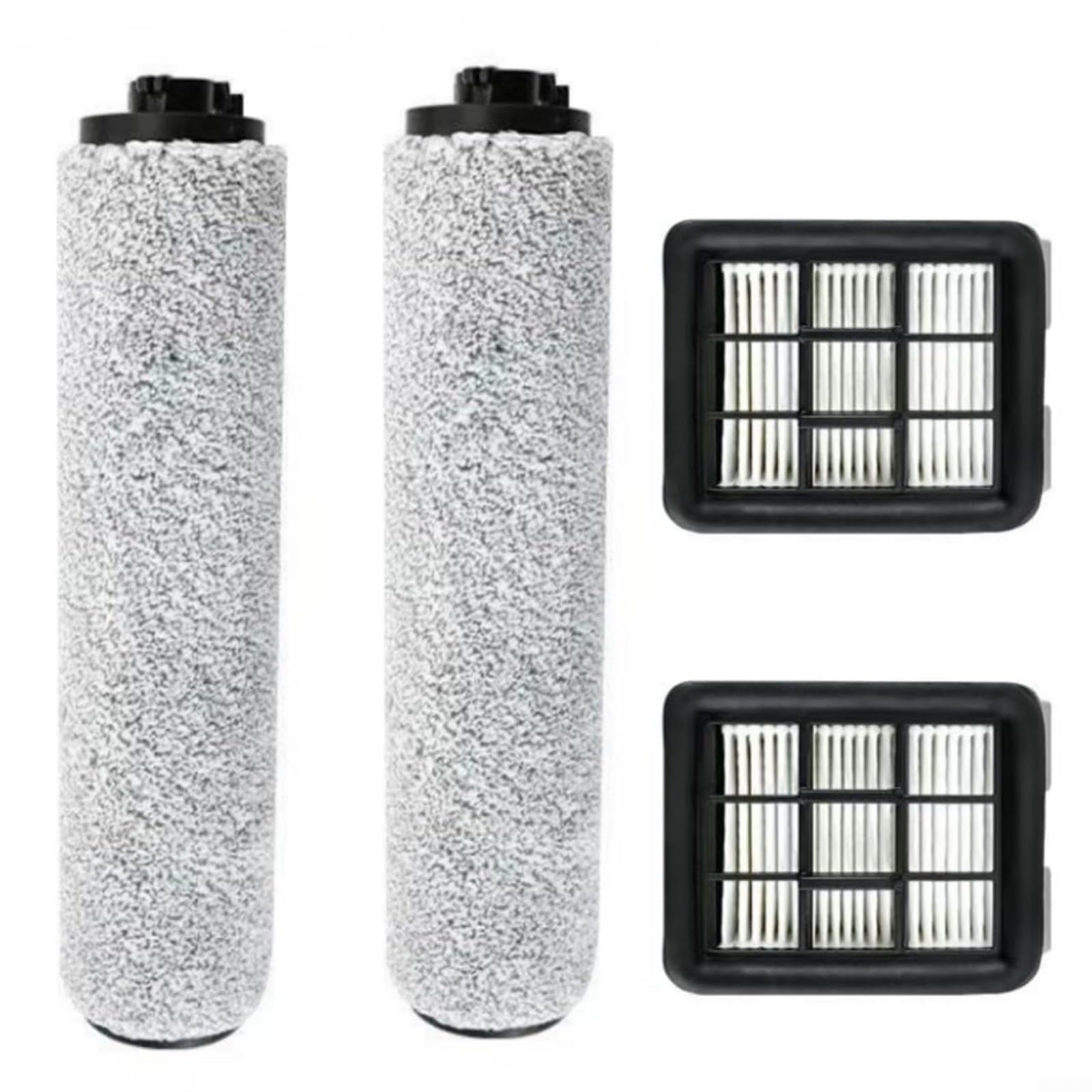 NVARUPC 4-pack Replacement Parts Kit, For Bissell For CrossWave HF3 Cordless Wet And Dry Vacuum Cleaner Replacement Parts, 2, 2 Rollers