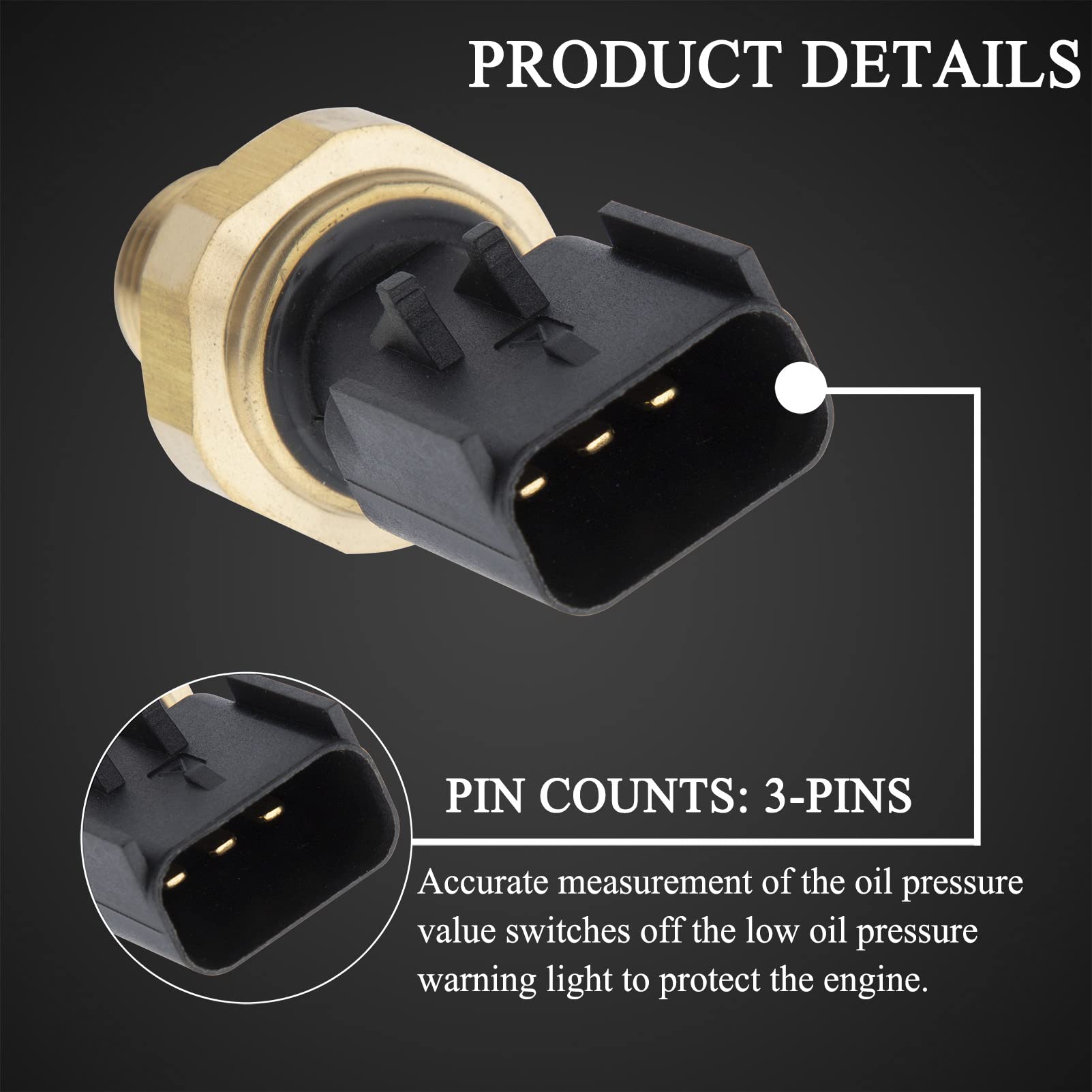 2011-2016 Chrysler 200 Oil Pressure Switch Connector - Standard Motor Products HP3925 2011-2016 Chrysler 200 Oil Pressure Switch Connector - Standard Motor Products HP3925