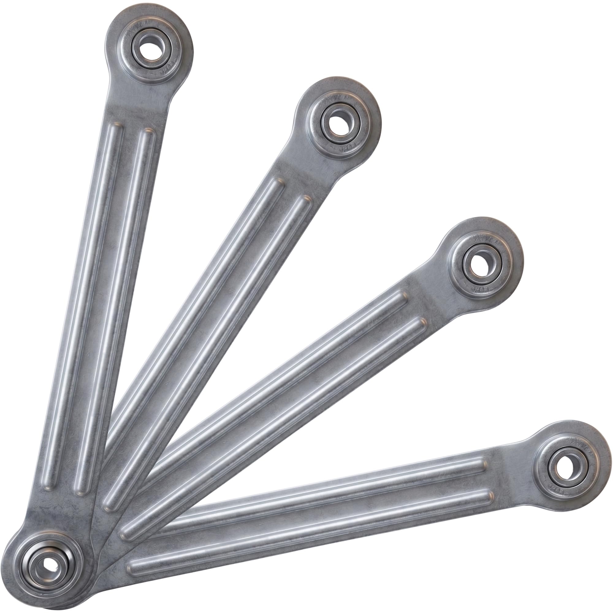 Project Patio Lot de 4 supports de roulement de rechange pour bras de roulement à bascule – 22,9 cm de long – 19,5 cm entre les trous de montage