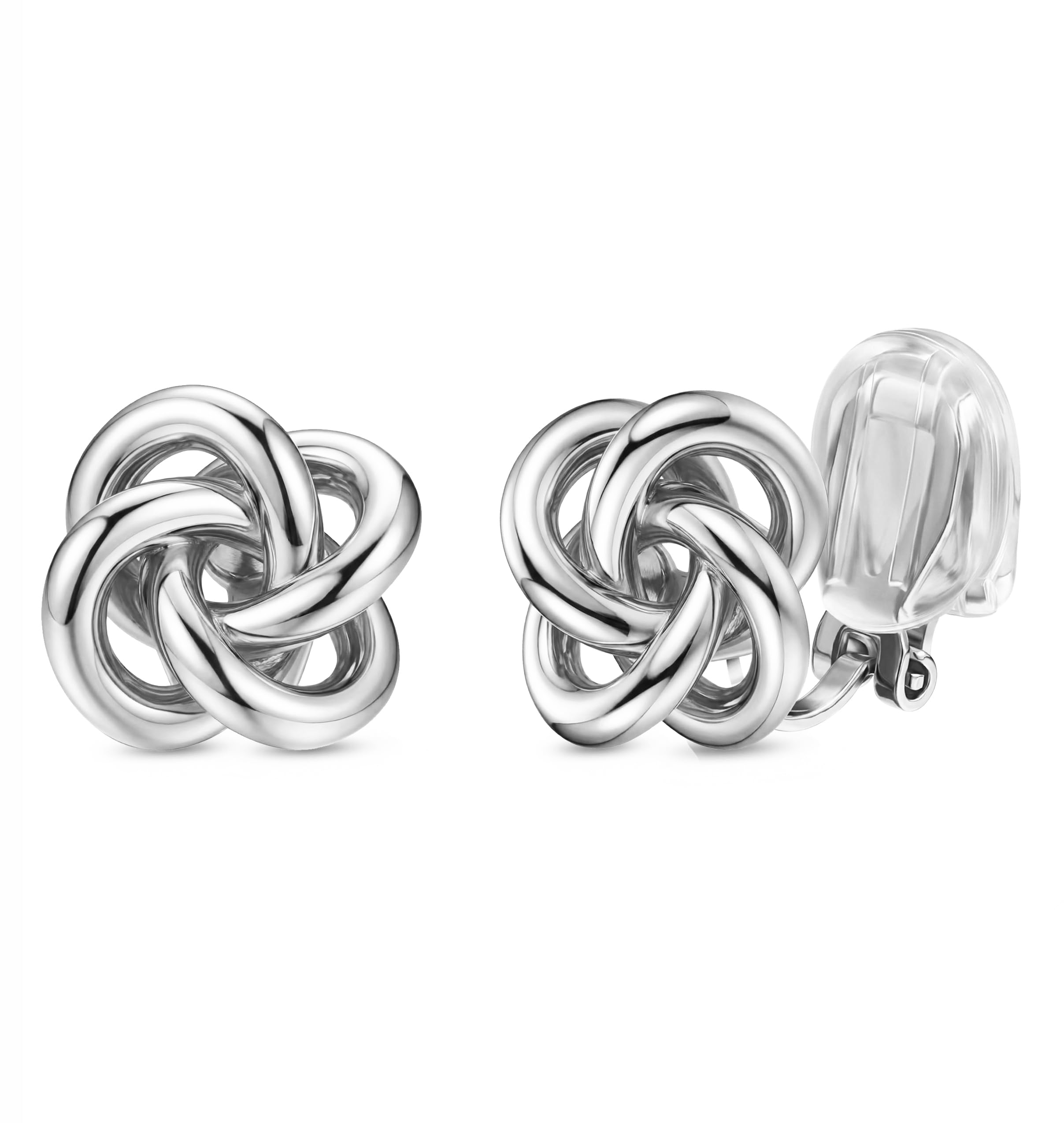 ORAZIO Clip On Earrings Women Geometric Statement Non Pierced Earrings