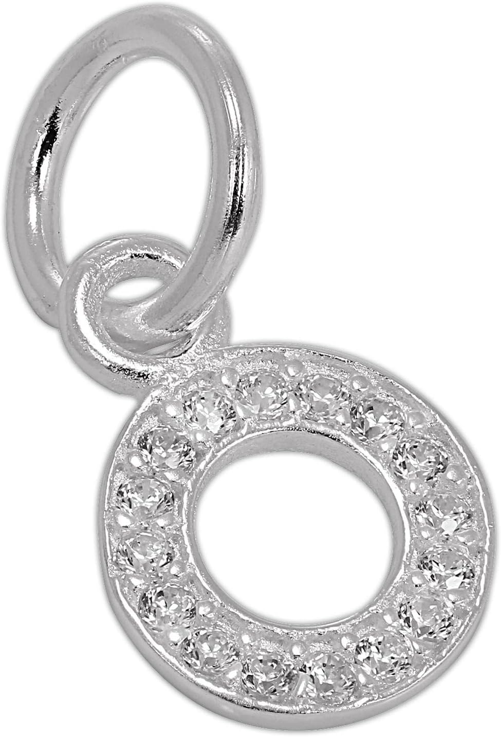 Charm Lettre Alphabet En Argent Sterling 925 Dé â à