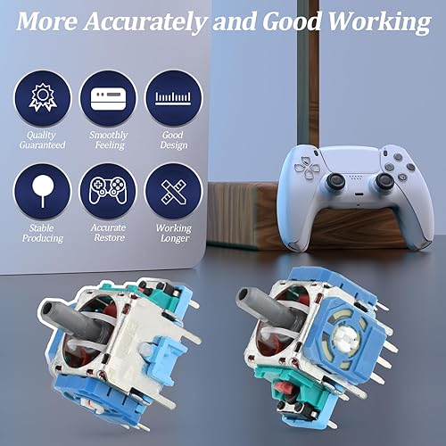 Miniatura 4 de for PS5 Joysticks Replacement for Sony PlayStation 5 PS5 Controller Joystick Replacement for PS5 Analog Stick Replacement Module Potentiometer for