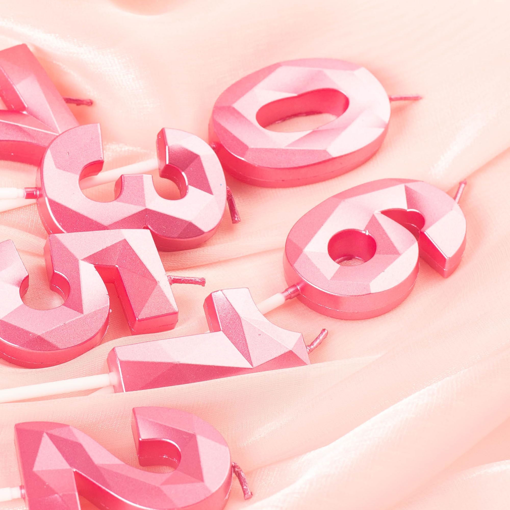 Candele Per Torta 14° Compleanno, Numero 14 Rosa, Decorazioni Per Feste Di Ragazzi E Ragazze, Cera Di Qualità - 5