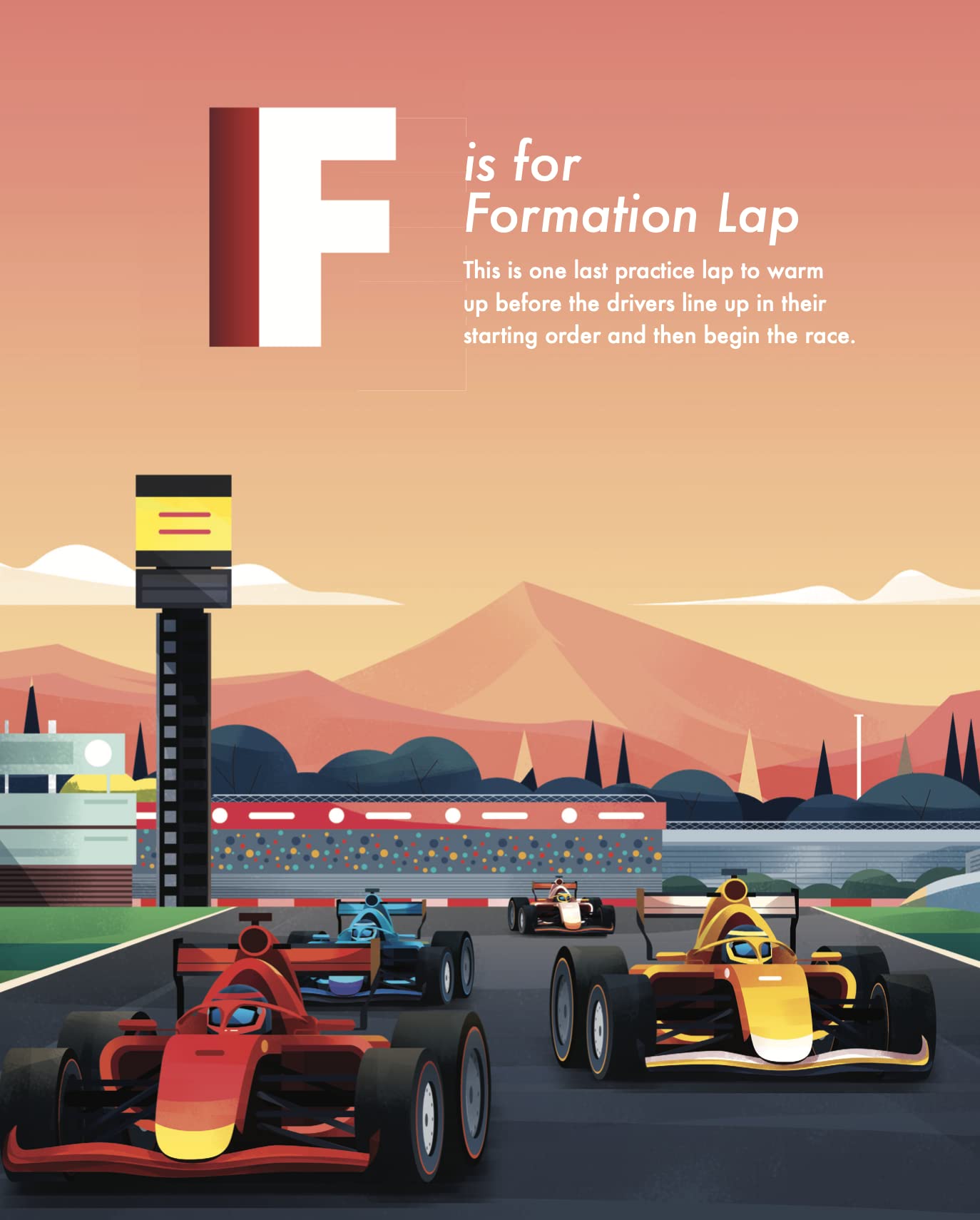 ABCs of Racing: Alphabet Formula 1 Racing Book for Kids & Young Fans (3–8)
