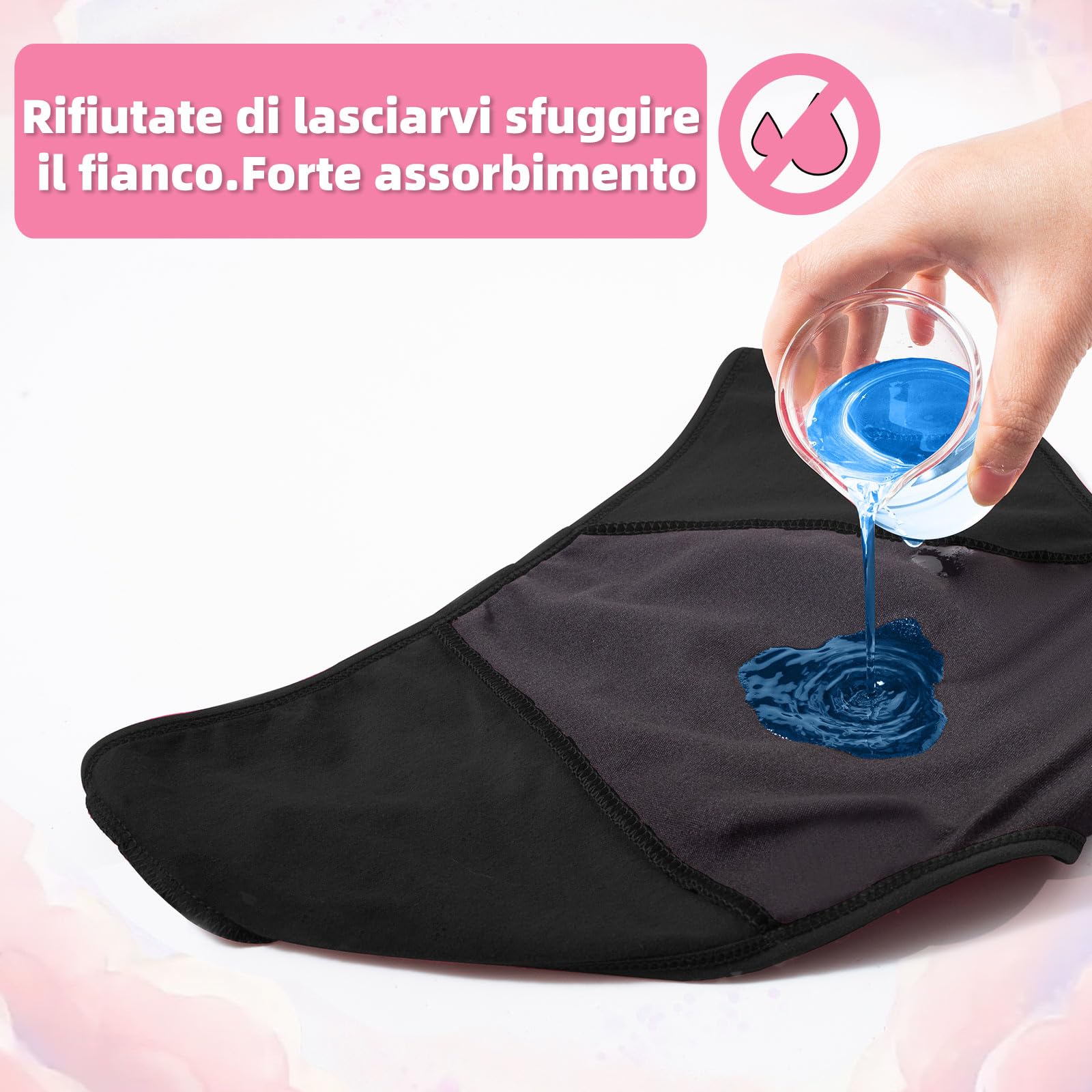 FOTOOL Girls Menstrual Period Pants Teenager Mutande Assorbenti Mestruali Cotone Slip per Mutand Ciclo Mestrual Donna 8-16 Years (3 Pack, 12-14anni)