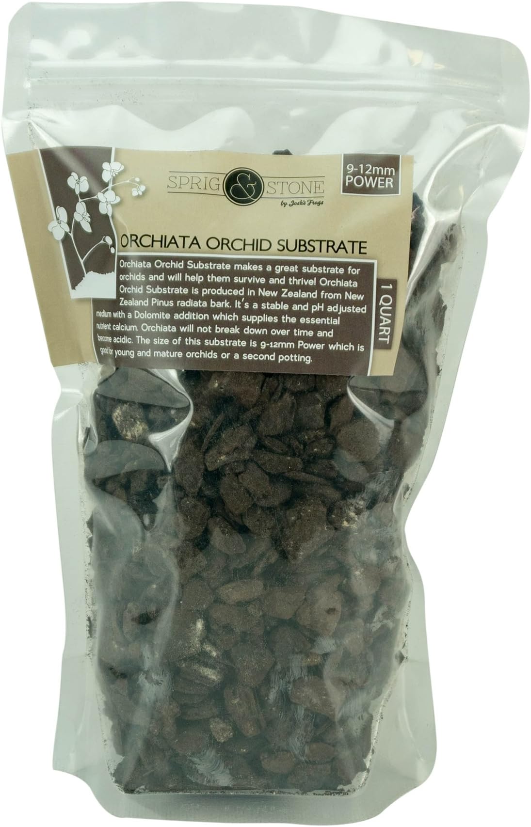 Orchiata Orchid Substrate - 9-12mm Power (1 Quart)