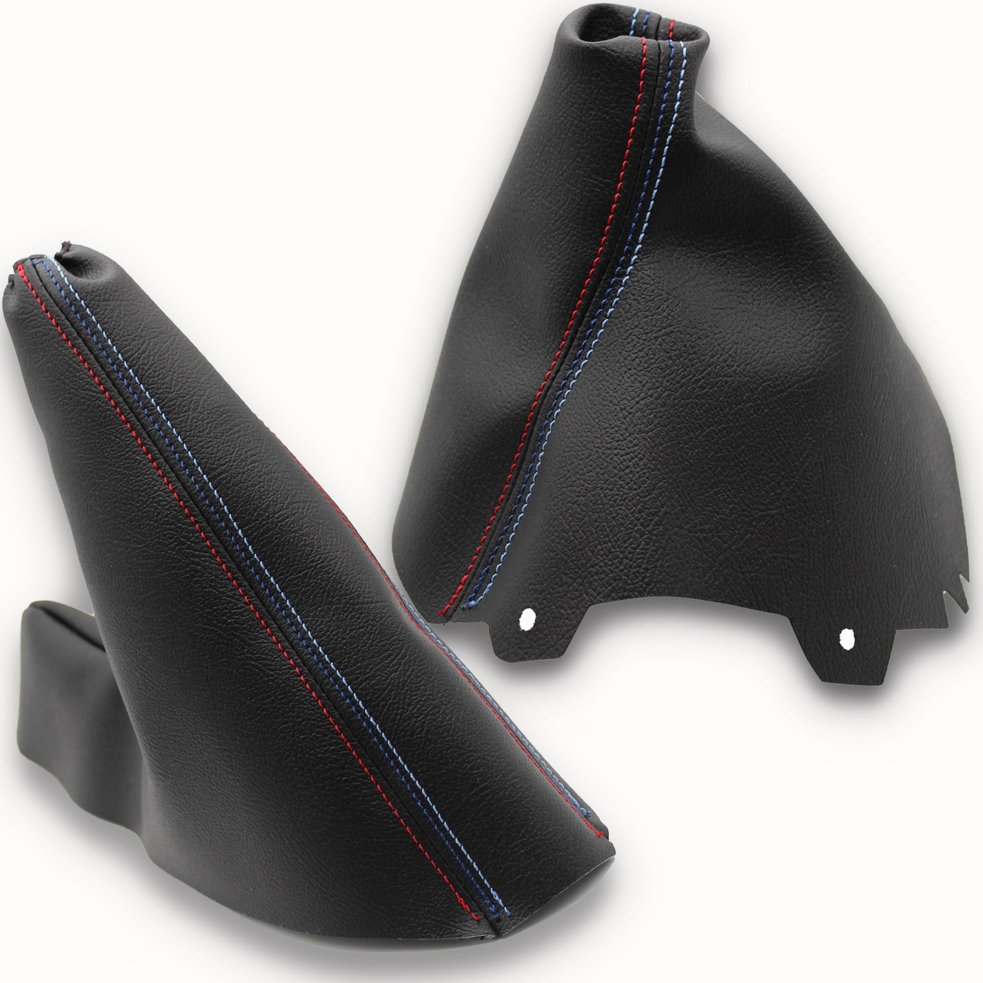Schaltmanschette + Handbremsmanschette Für BMW 1er E81-E88 2004-2011 - Dreifarbig