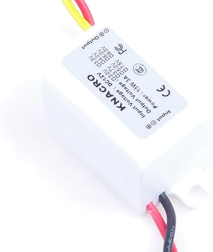 Miniatura 5 de DC 6V 9V 12V 6-22V Paso abajo a DC 3V3A 3V 3A 9W impermeable DC Buck Convertidor Regulador de voltaje 6-22V a 3V 3A Fuente de alimentación de salida