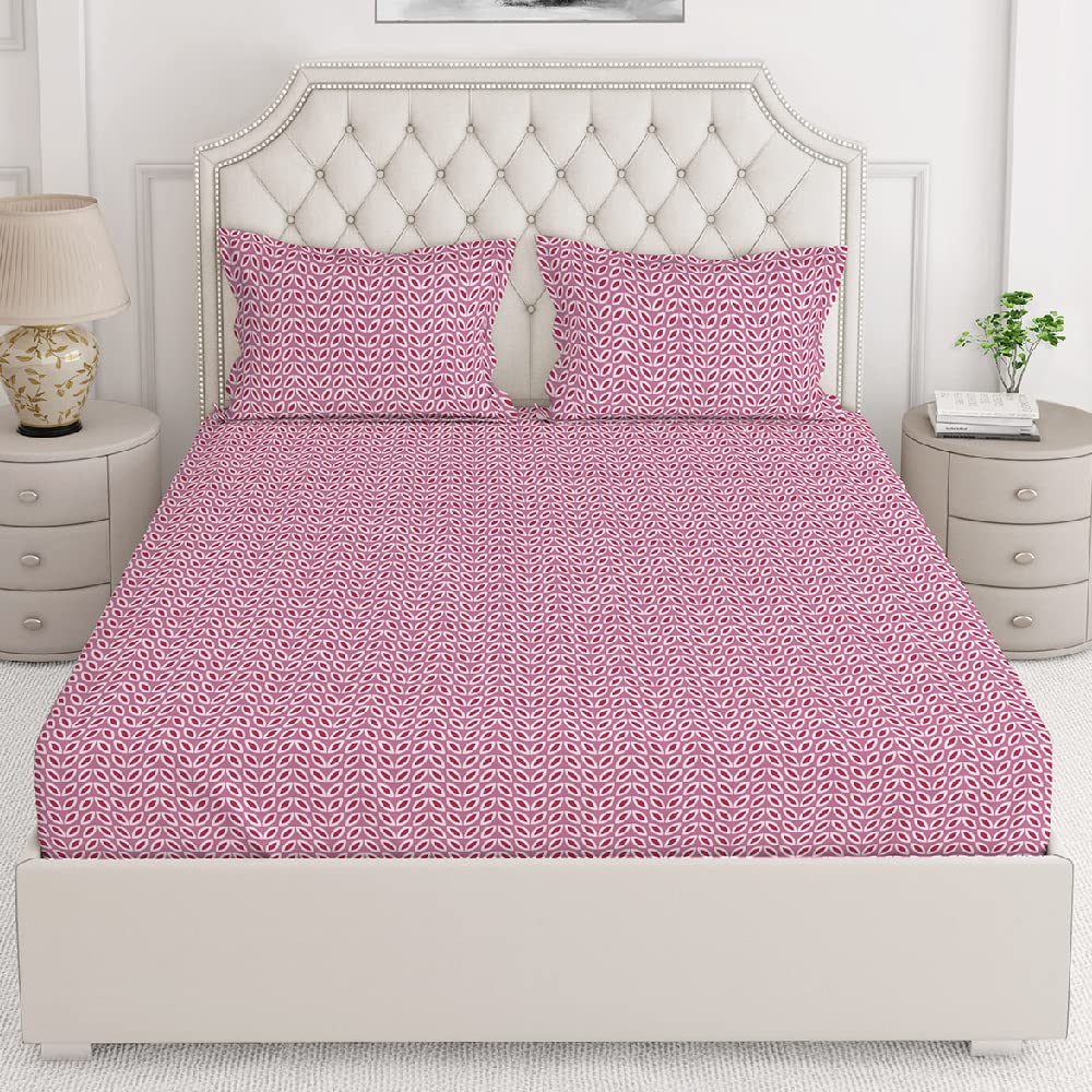 See full amazon price history chart for Layers Firenze 100% Cotton Double Size Bedsheet with Pillow Cover Set 140TC Light Weight, Skin Friendly, Moisture Absorbent, All Season Comfort (Geometric Pattern,Purple) Layers Firenze 100% Cotton Double Size Bedsheet with Pillow Cover Set 140TC Light Weight, Skin Friendly, Moisture Absorbent, All Season Comfort (Geometric Pattern,Purple) (B0BTSPMJ8F) Amazon Price History, Amazon Price Tracker