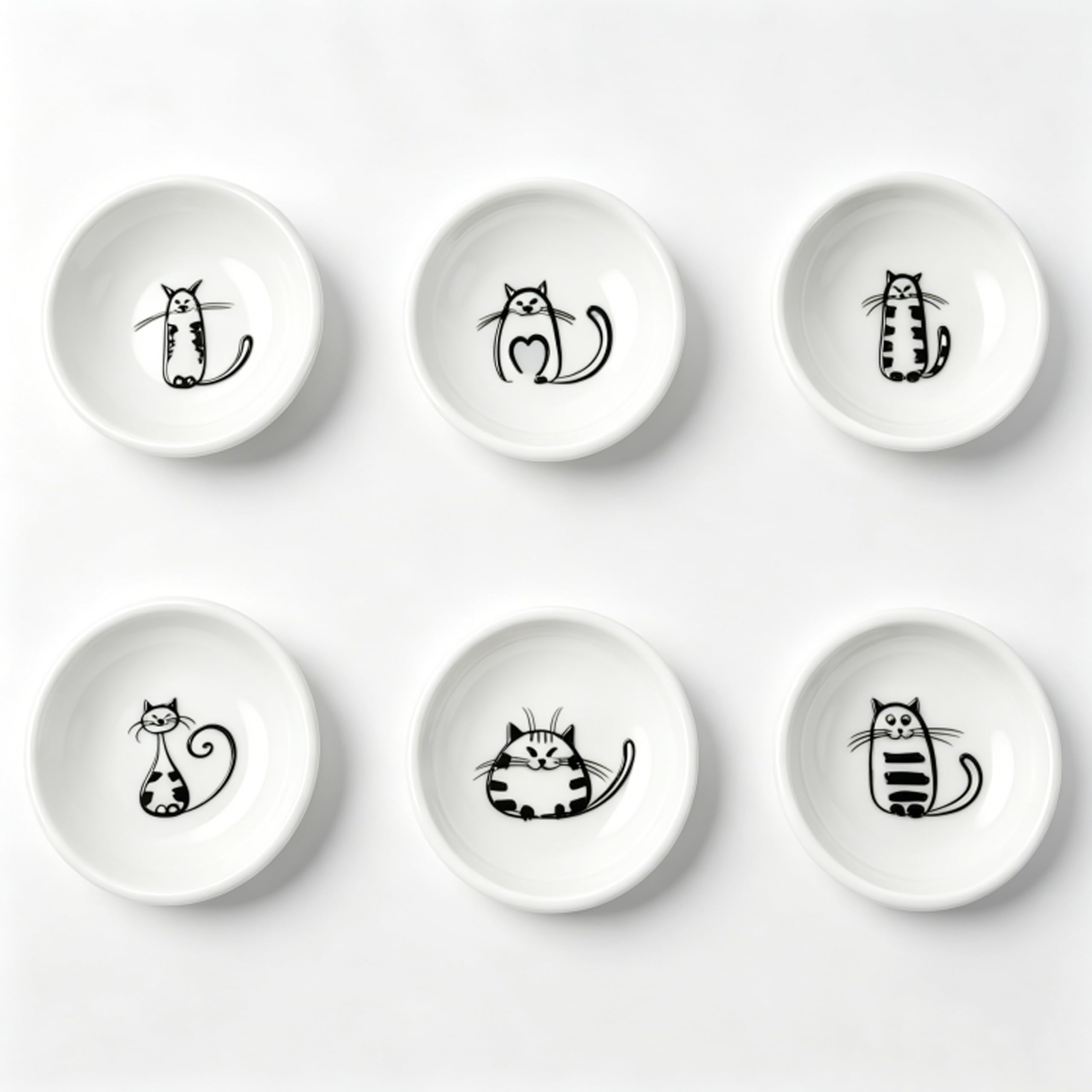 Photo 1 of Ceramic Dipping Sauce Dishes Set of 6