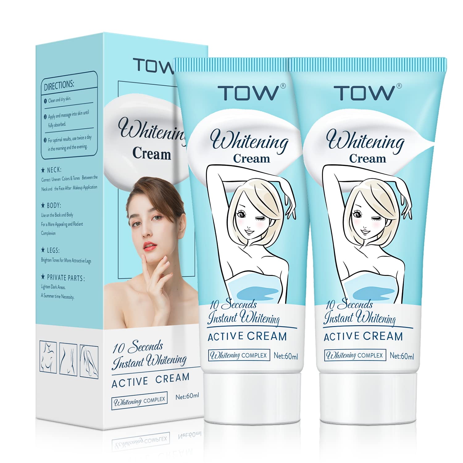 Bellezon Underarm Cream Dark Spot Corrector Body Cream for Armpit, Knees, Elbows