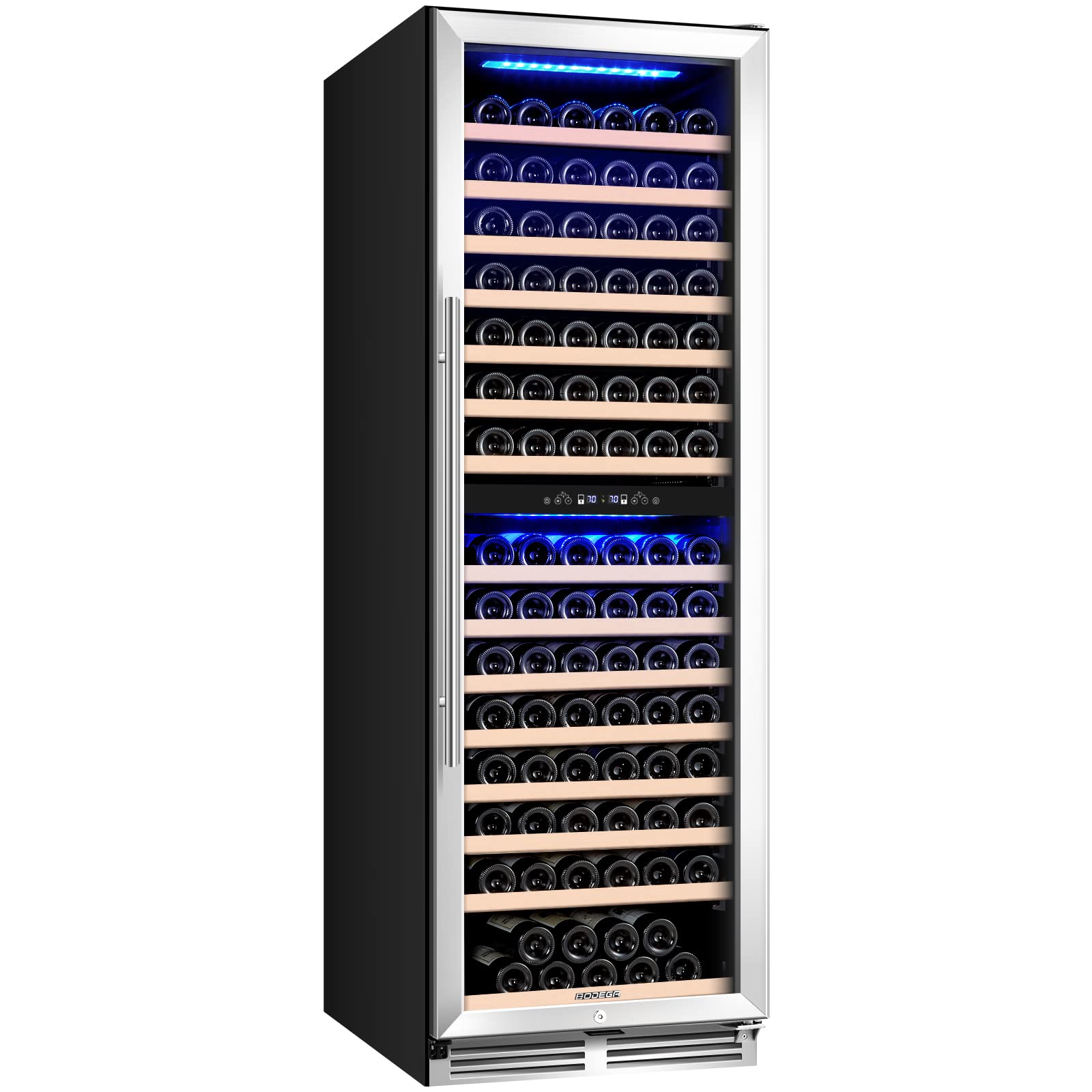Buy Wine Cooler Refrigerator 24 Inch, 174 Bottles Wine Cooler Dual Zone