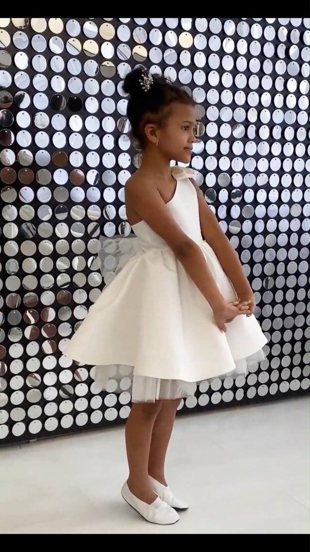 JOJECO Champagne Flower Girl Dresses for Wedding Toddler Short Tutu Satin Tulle Girl Dress for Wedding Bridesmaid Formal Party One-Shoulder Summer Princess Pageant Dresses with Bow-Knot 02: Clothing, Shoes & Jewelry