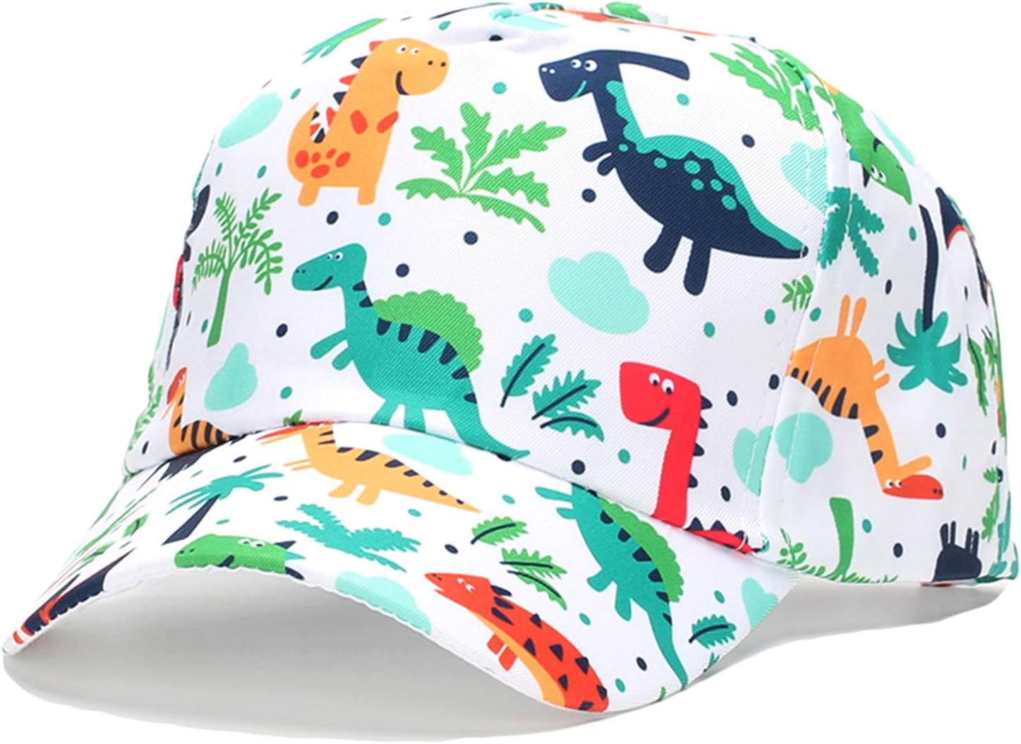 Kids Dinosaur & Shark Baseball Cap Adjustable Sun Hats for Boys Girls