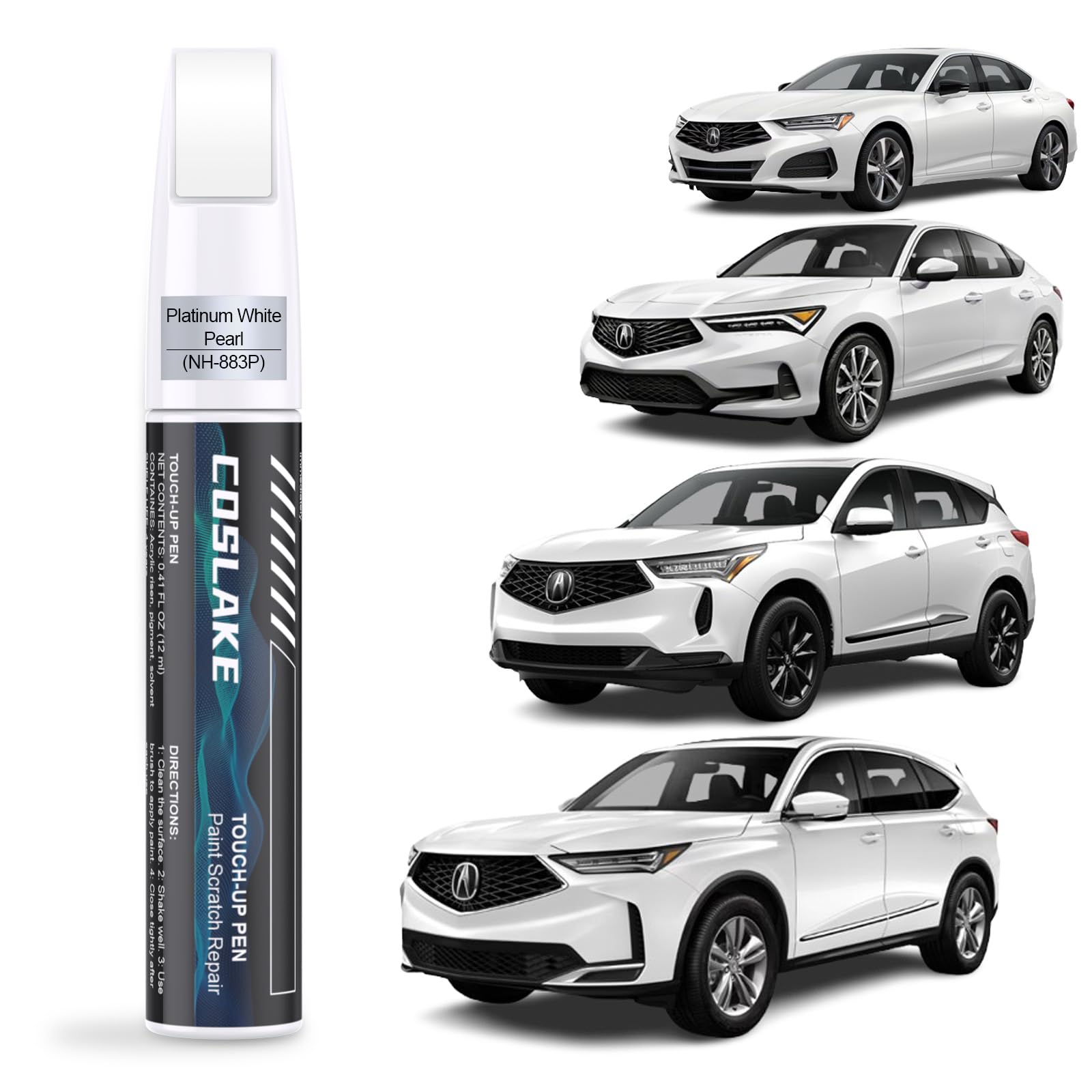 ScratchesHappen Exact-Match Touch Up Paint Kit - Light Tarnished Silver/Platinum Metallic For Buick - View #9