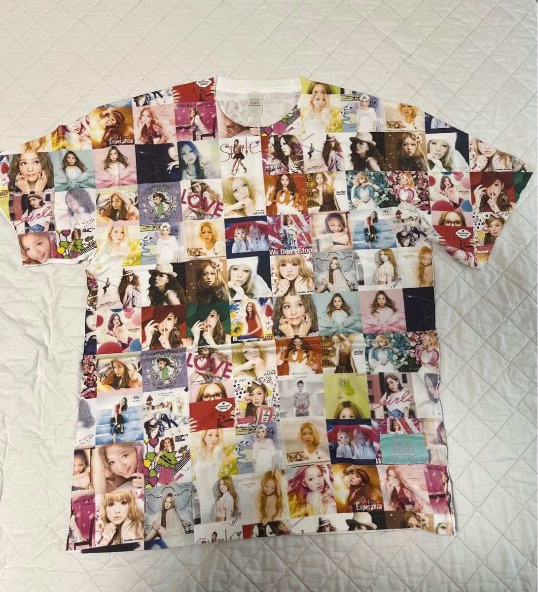 Amazon.co.jp: 西野カナ 限定受注販売 15周年CDジャケットTシャツ L 