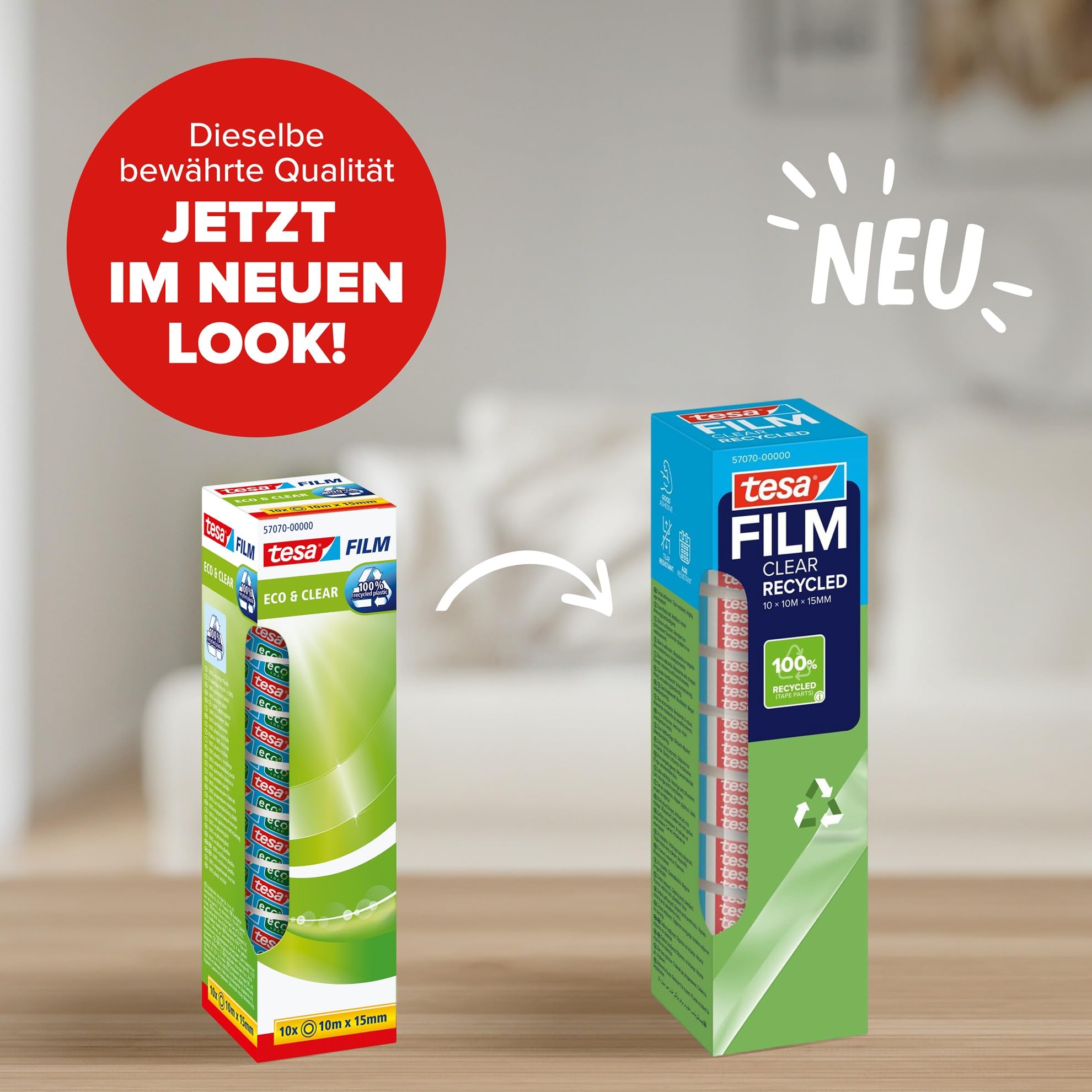 tesa film ecoLogo 10x10M x 15MM