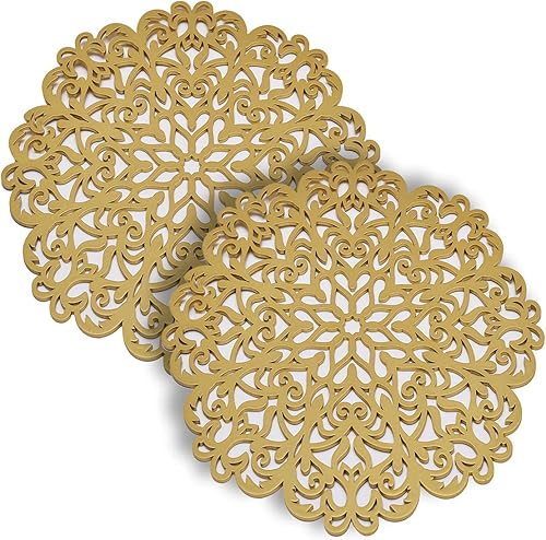 Juego de 4 manteles individuales de madera tallados para otoño, otoño, Acción de Gracias, comedor, mesa de café, resistente a los arañazos, a las