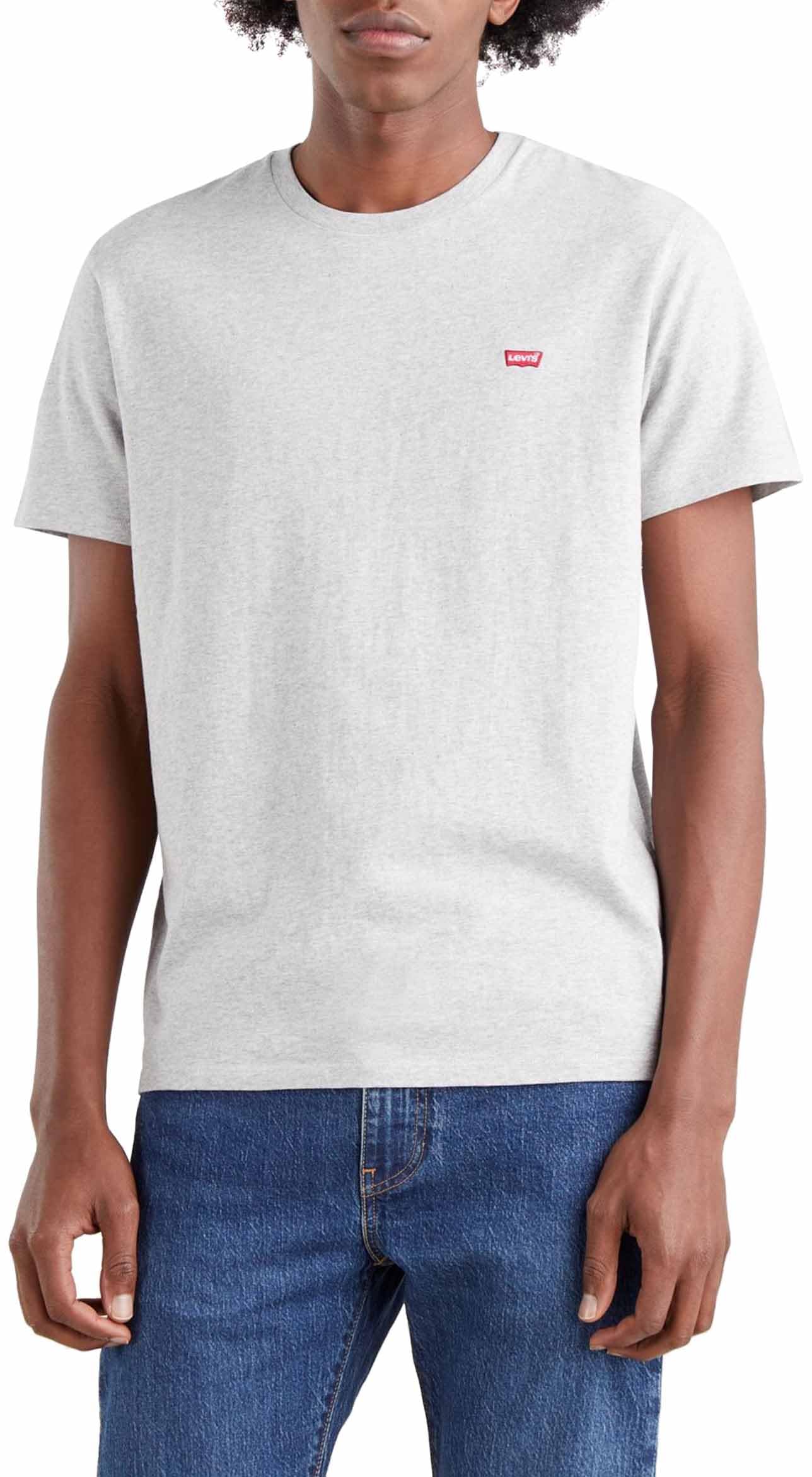 Levi's Ss Original Housemark Tee, T-shirt Uomo, Light Mist Heather, S